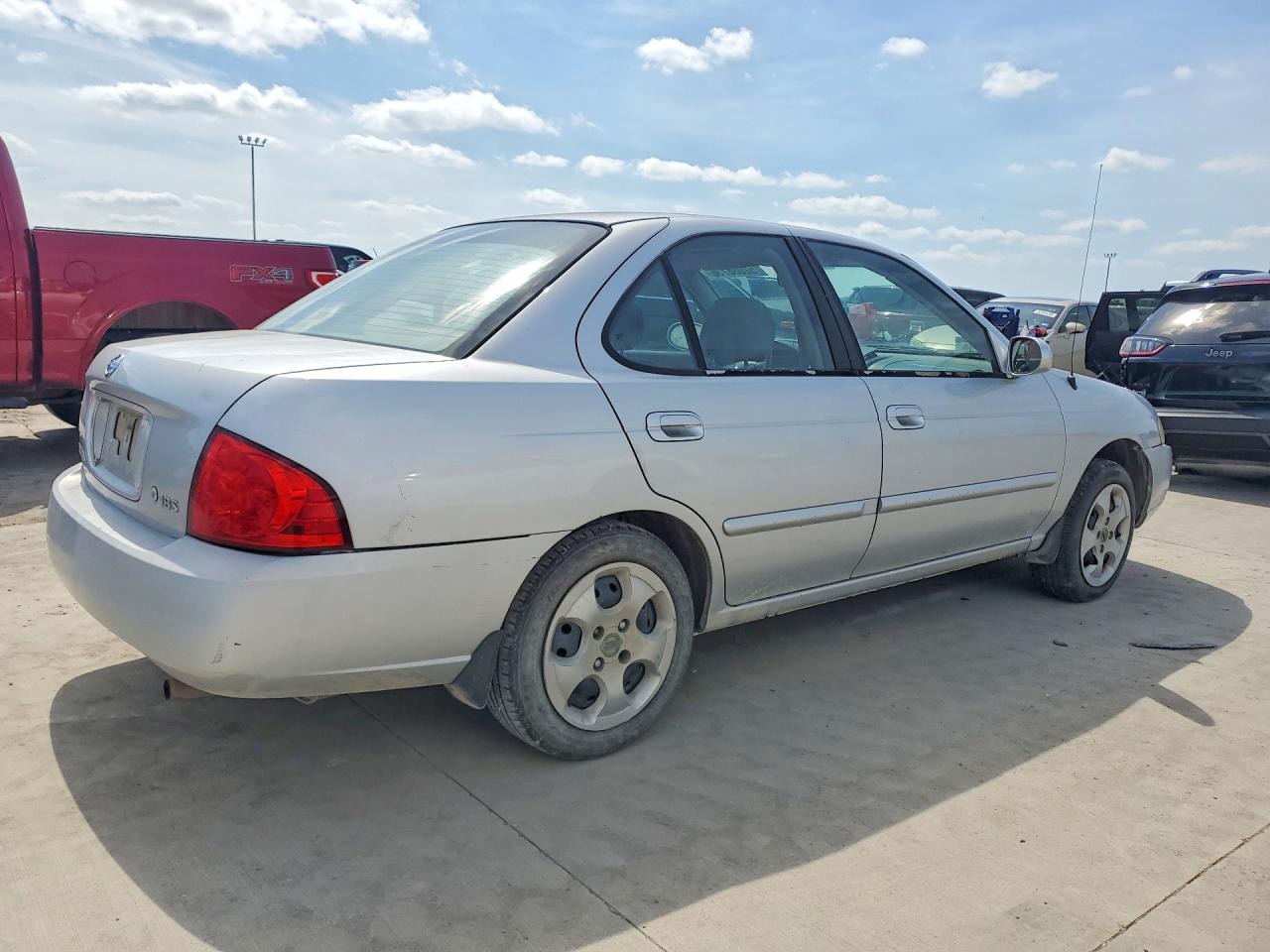 2005 Nissan Sentra 1.8 Silver vin: 3N1CB51D25L596490
