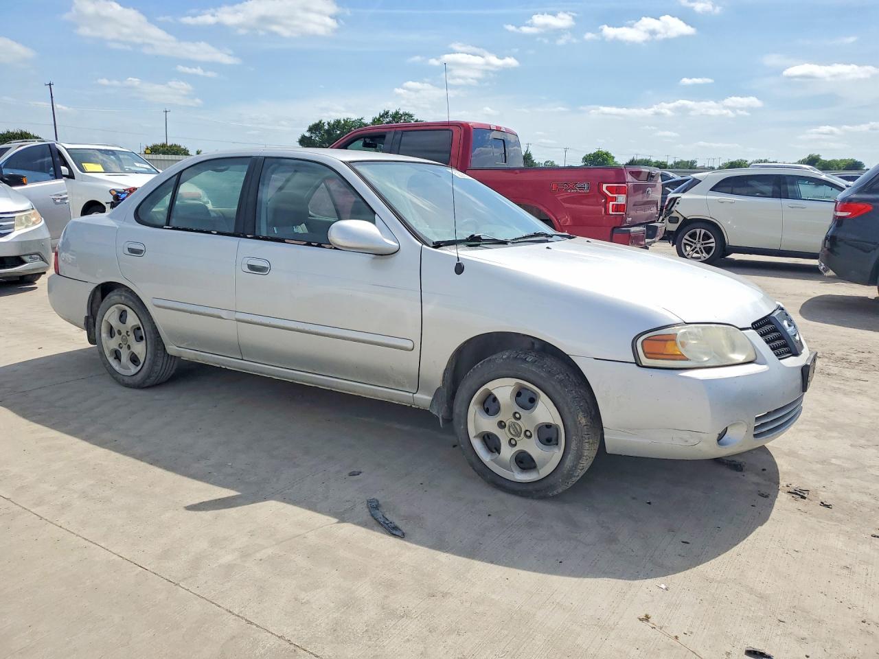 2005 Nissan Sentra 1.8 Silver vin: 3N1CB51D25L596490