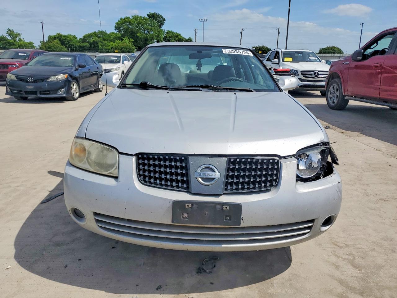 2005 Nissan Sentra 1.8 Silver vin: 3N1CB51D25L596490