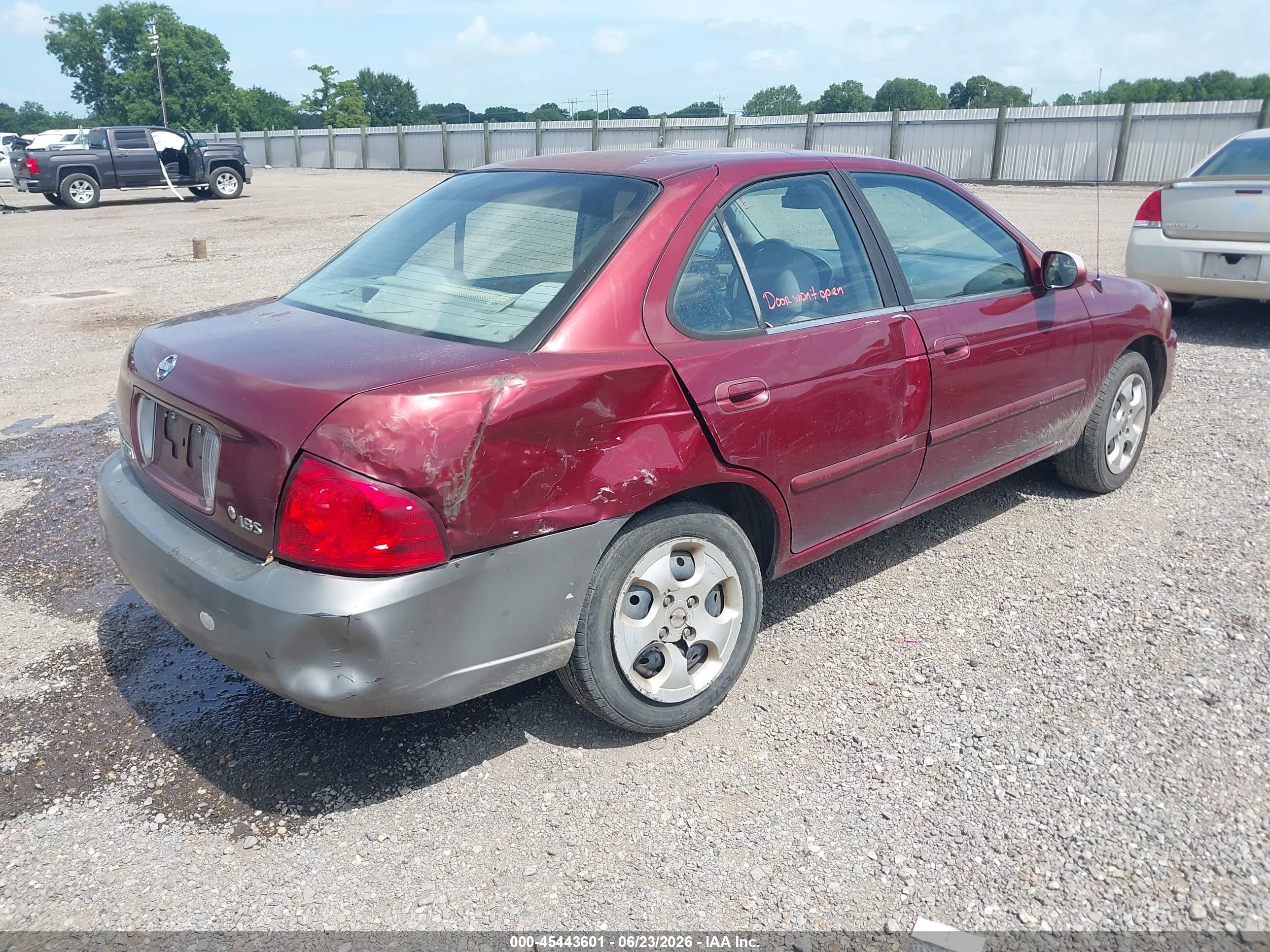 2006 Nissan Sentra 1.8s Maroon vin: 3N1CB51D26L476769