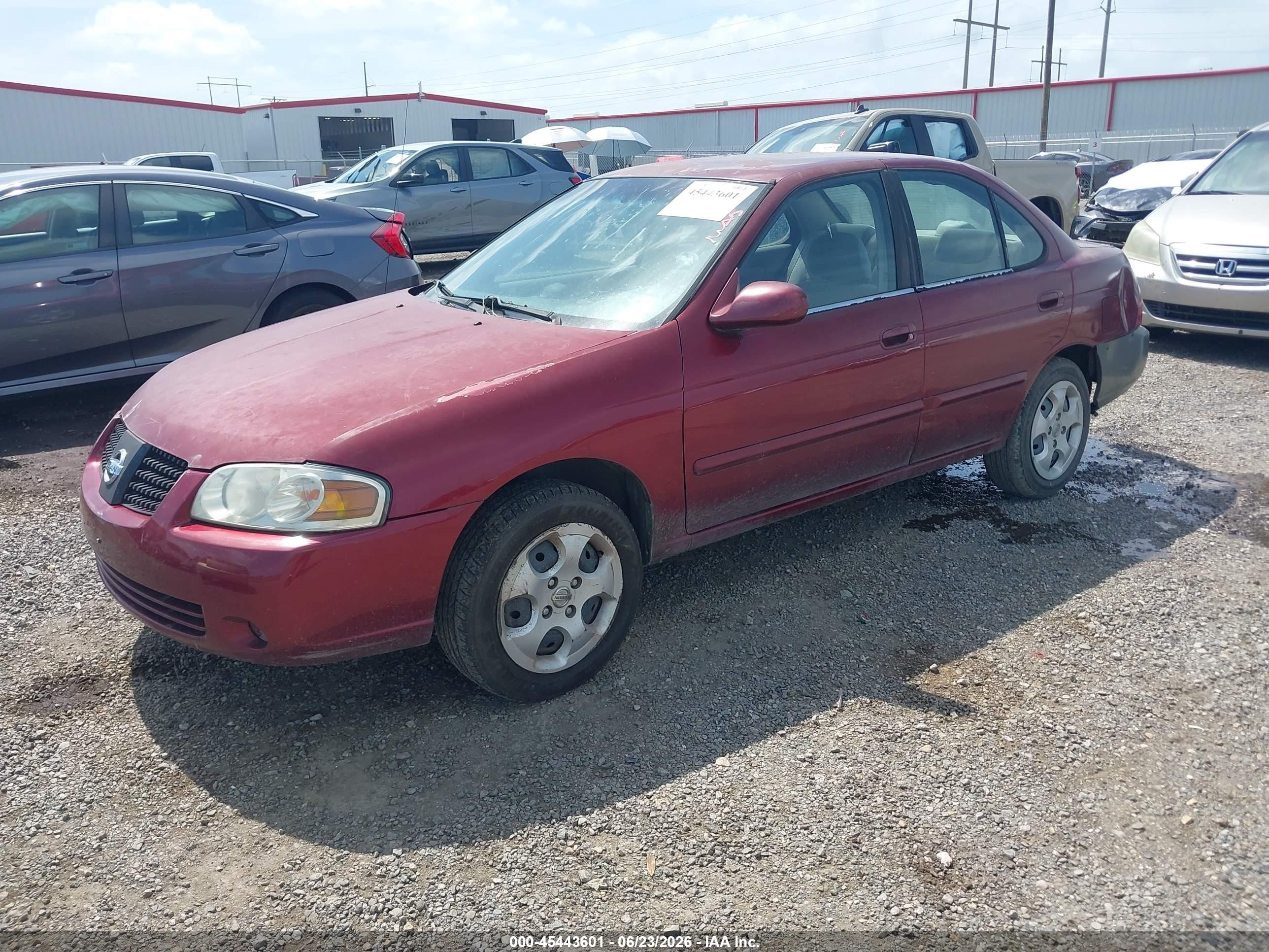 2006 Nissan Sentra 1.8s Maroon vin: 3N1CB51D26L476769