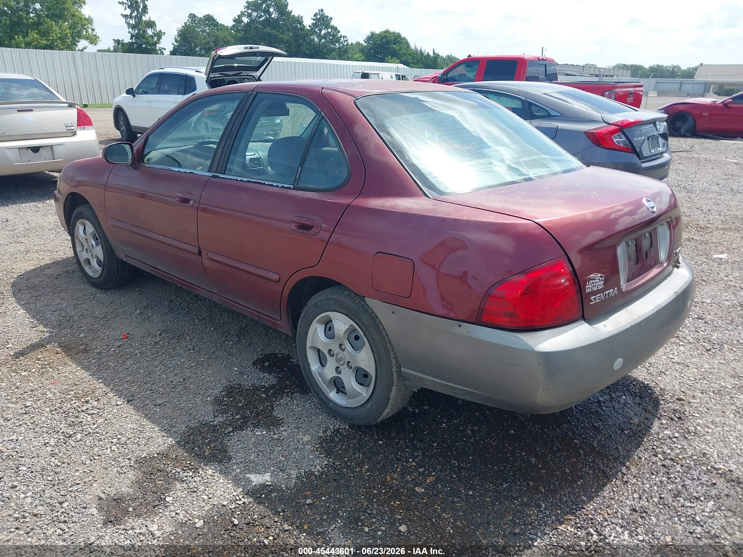 2006 Nissan Sentra 1.8s Maroon vin: 3N1CB51D26L476769