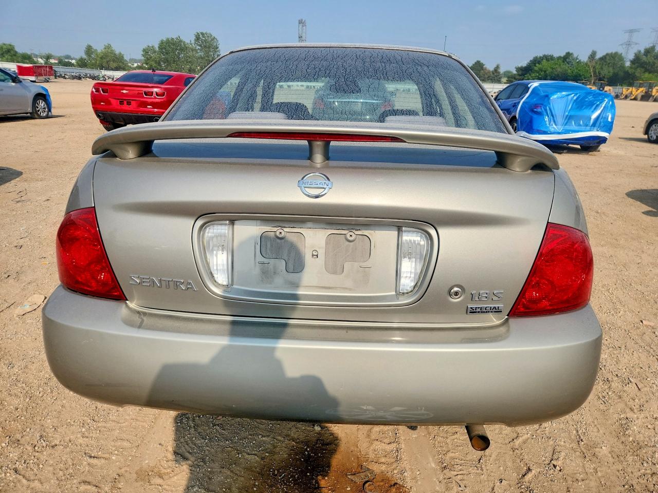 2006 Nissan Sentra 1.8 Серый vin: 3N1CB51D26L485293