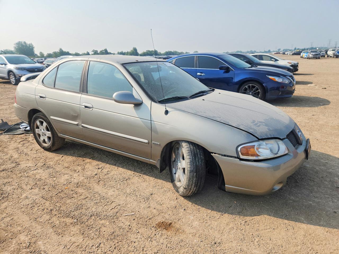 2006 Nissan Sentra 1.8 Серый vin: 3N1CB51D26L485293