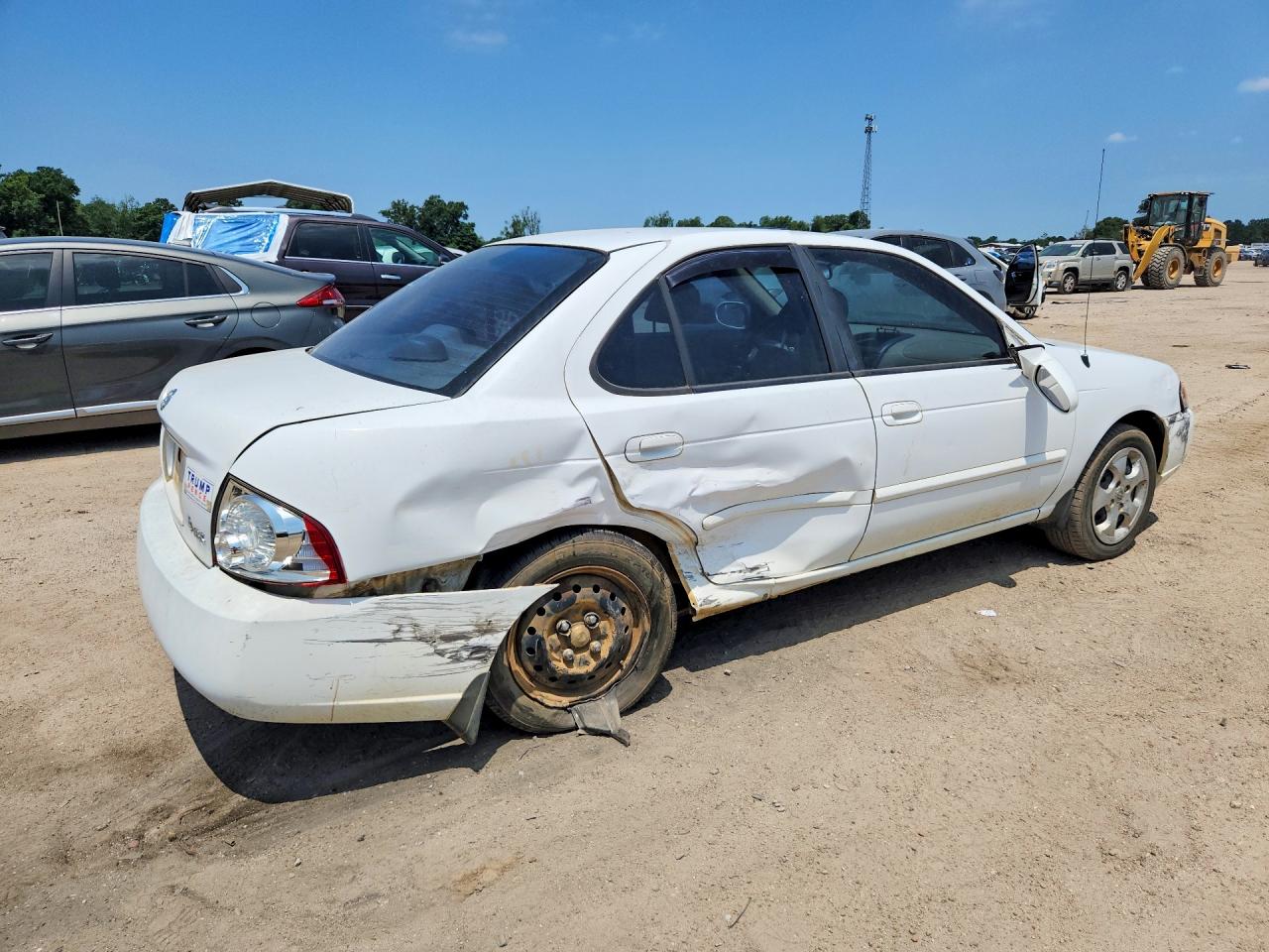 2006 Nissan Sentra 1.8 Белый vin: 3N1CB51D26L496424