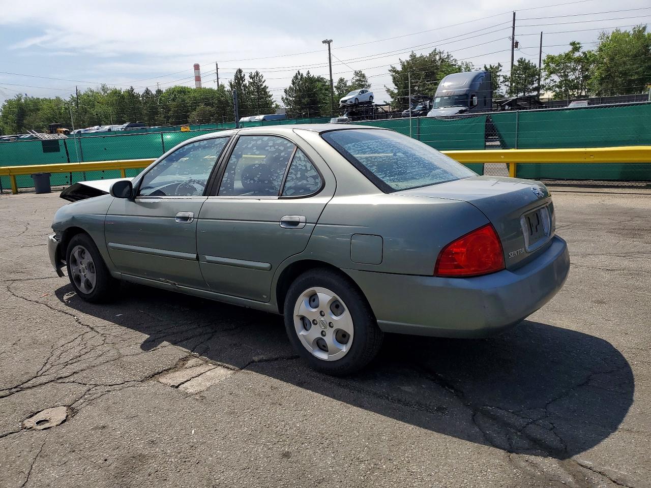 2006 Nissan Sentra 1.8 Зеленый vin: 3N1CB51D26L519992