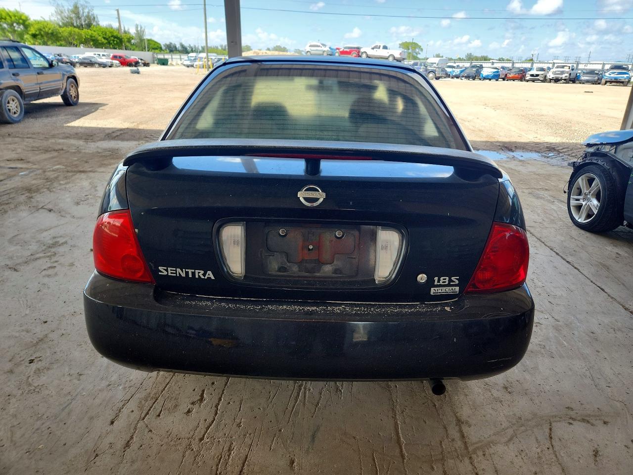 2006 Nissan Sentra 1.8 Black vin: 3N1CB51D26L576709