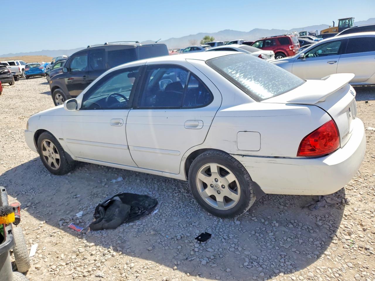 2006 Nissan Sentra 1.8 White vin: 3N1CB51D26L602838