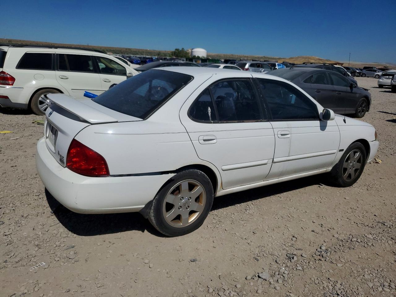 2006 Nissan Sentra 1.8 White vin: 3N1CB51D26L602838