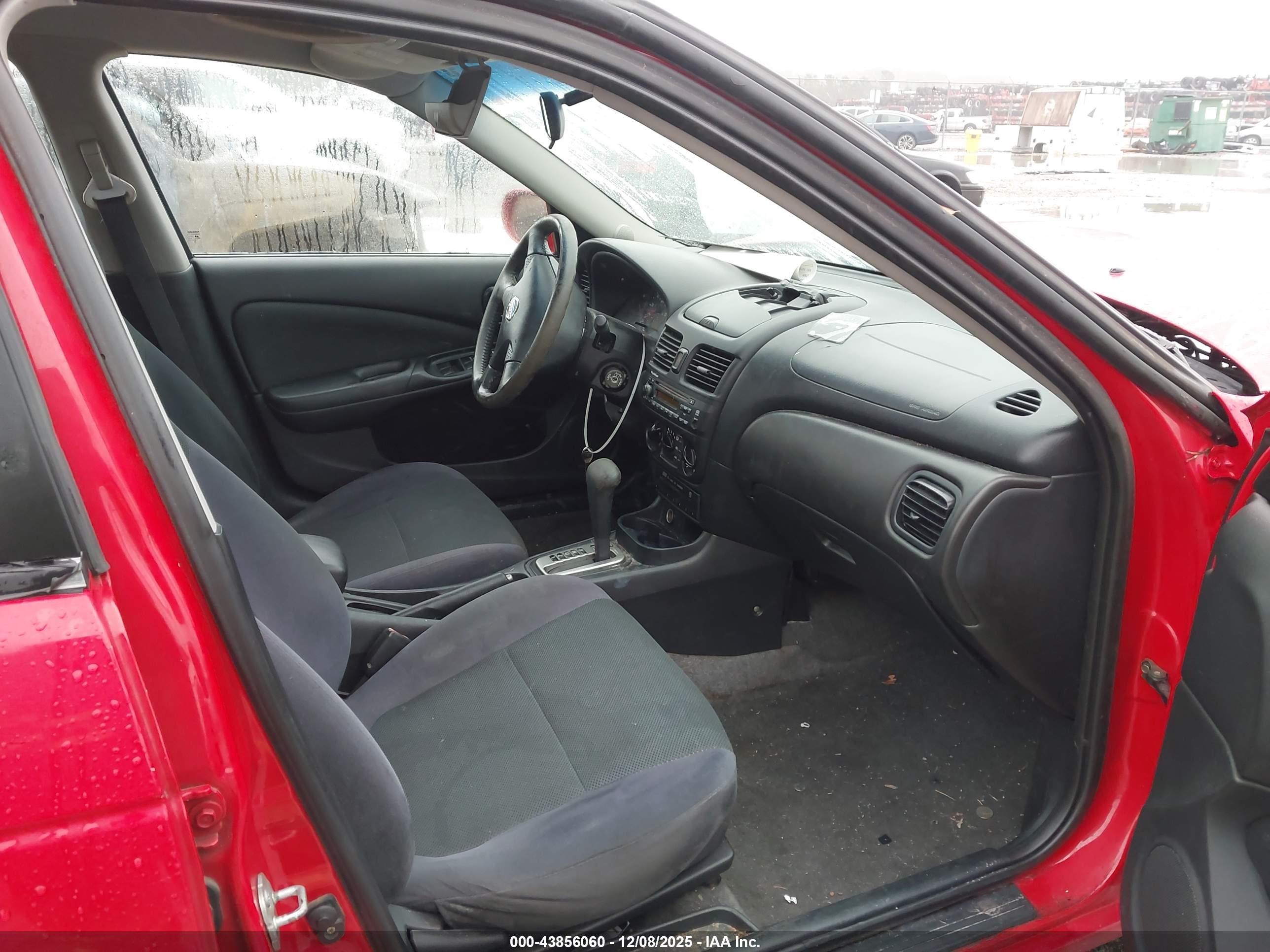 2006 Nissan Sentra 1.8s Красный vin: 3N1CB51D26L617646