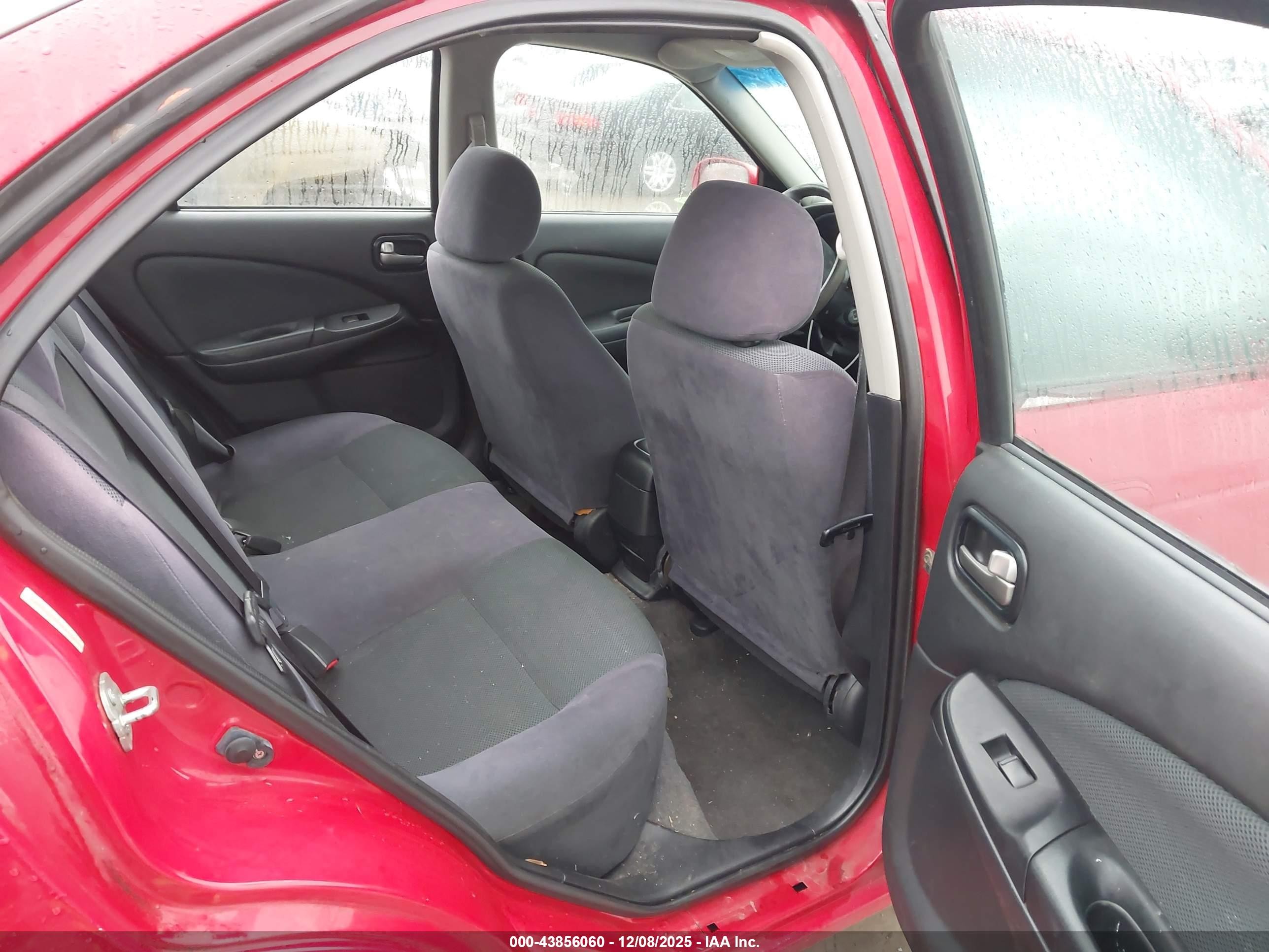 2006 Nissan Sentra 1.8s Красный vin: 3N1CB51D26L617646
