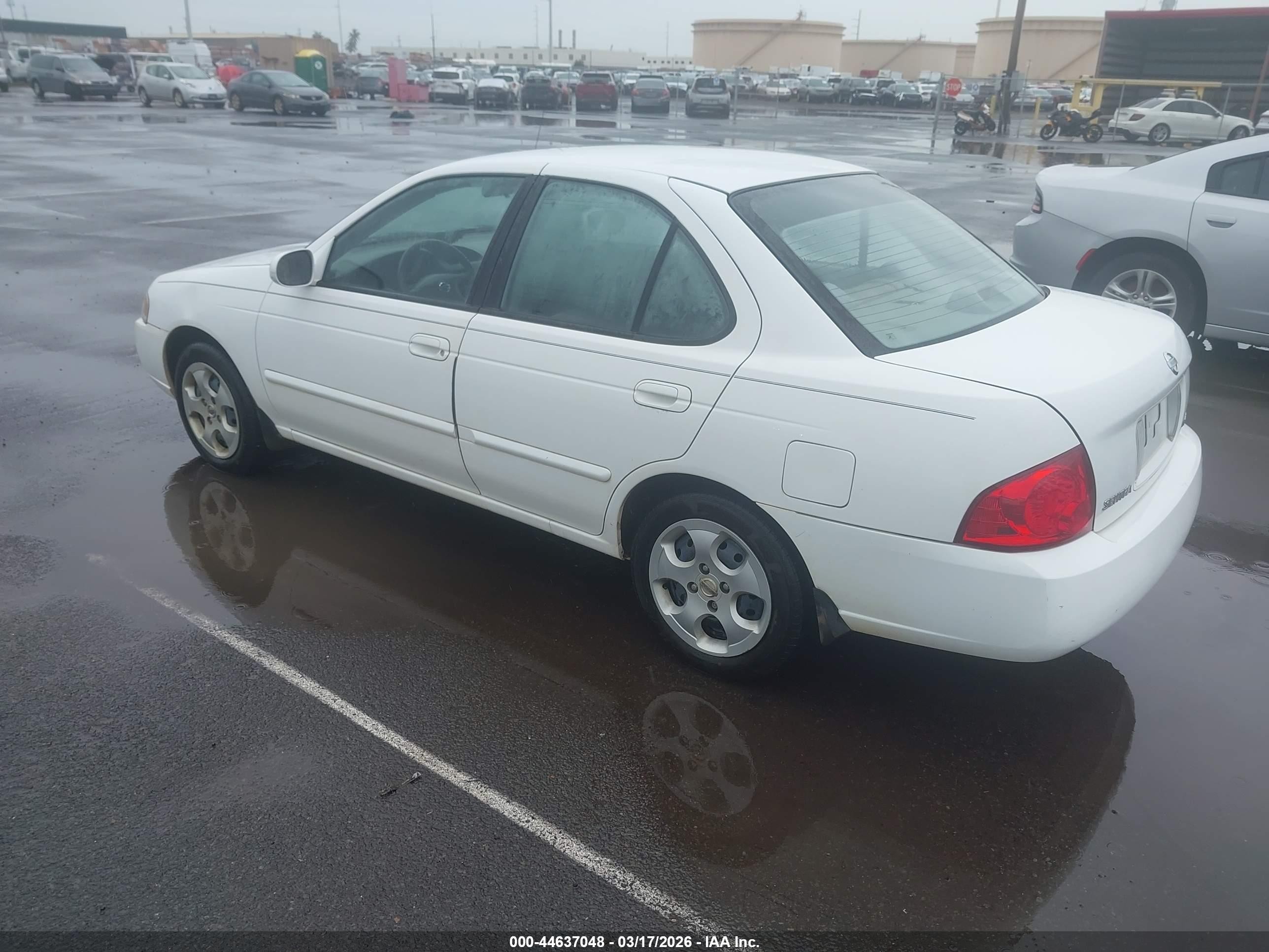 2006 Nissan Sentra 1.8s White vin: 3N1CB51D26L620210