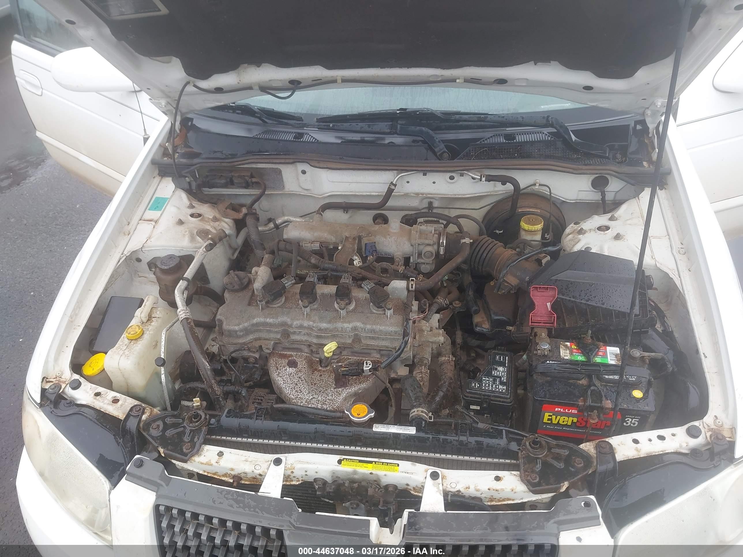 2006 Nissan Sentra 1.8s White vin: 3N1CB51D26L620210
