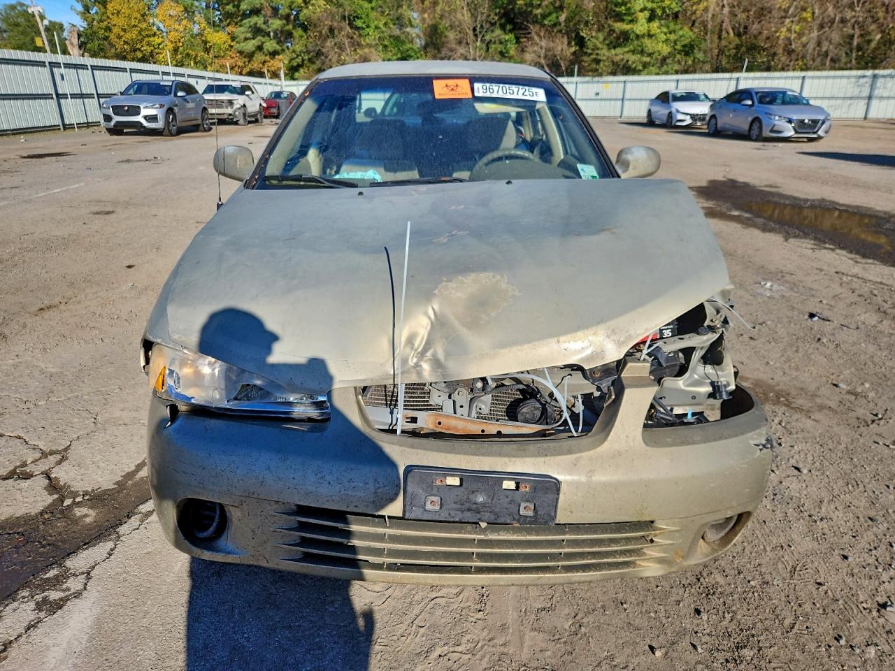 2000 Nissan Sentra Желто-коричневый vin: 3N1CB51D2YL308245