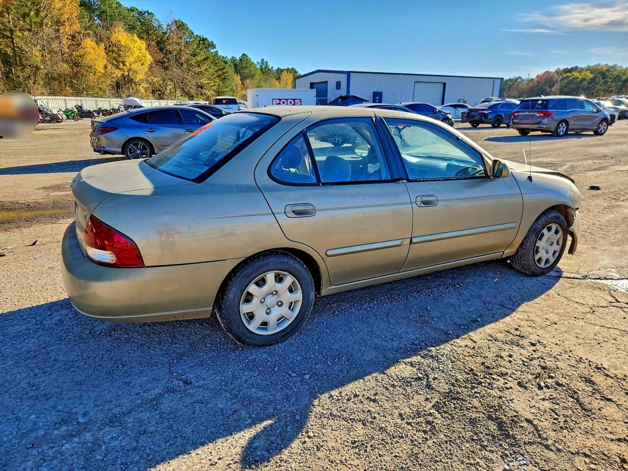 2000 Nissan Sentra Желто-коричневый vin: 3N1CB51D2YL308245