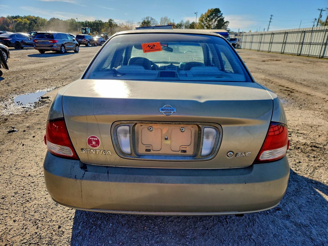 2000 Nissan Sentra Желто-коричневый vin: 3N1CB51D2YL308245