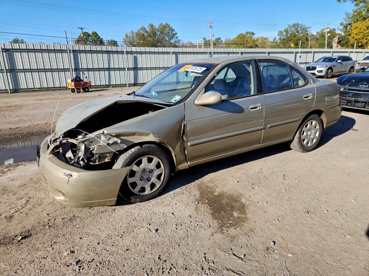 2000 Nissan Sentra Tan vin: 3N1CB51D2YL308245