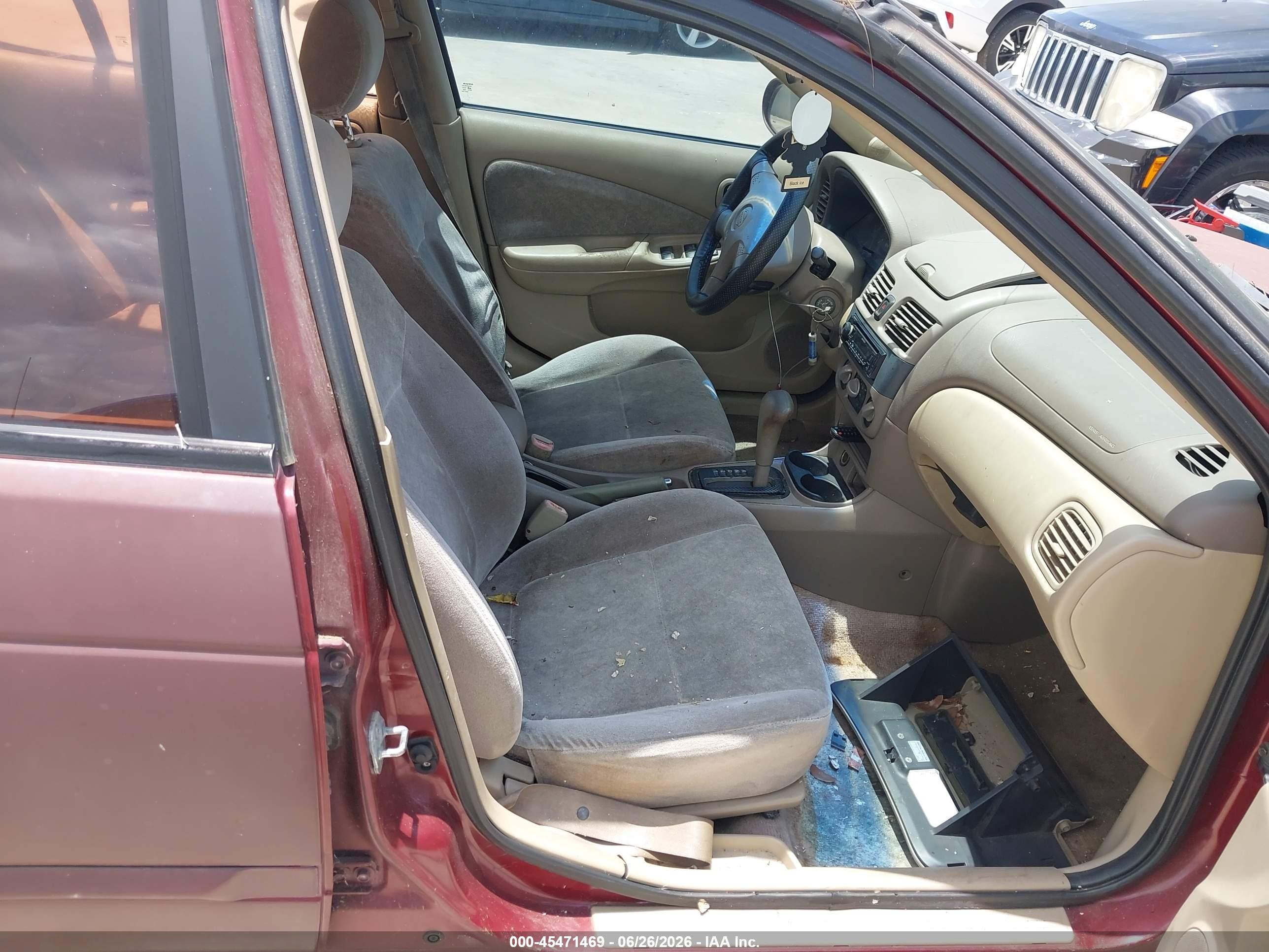 2002 Nissan Sentra Xe/gxe Red vin: 3N1CB51D32L667224