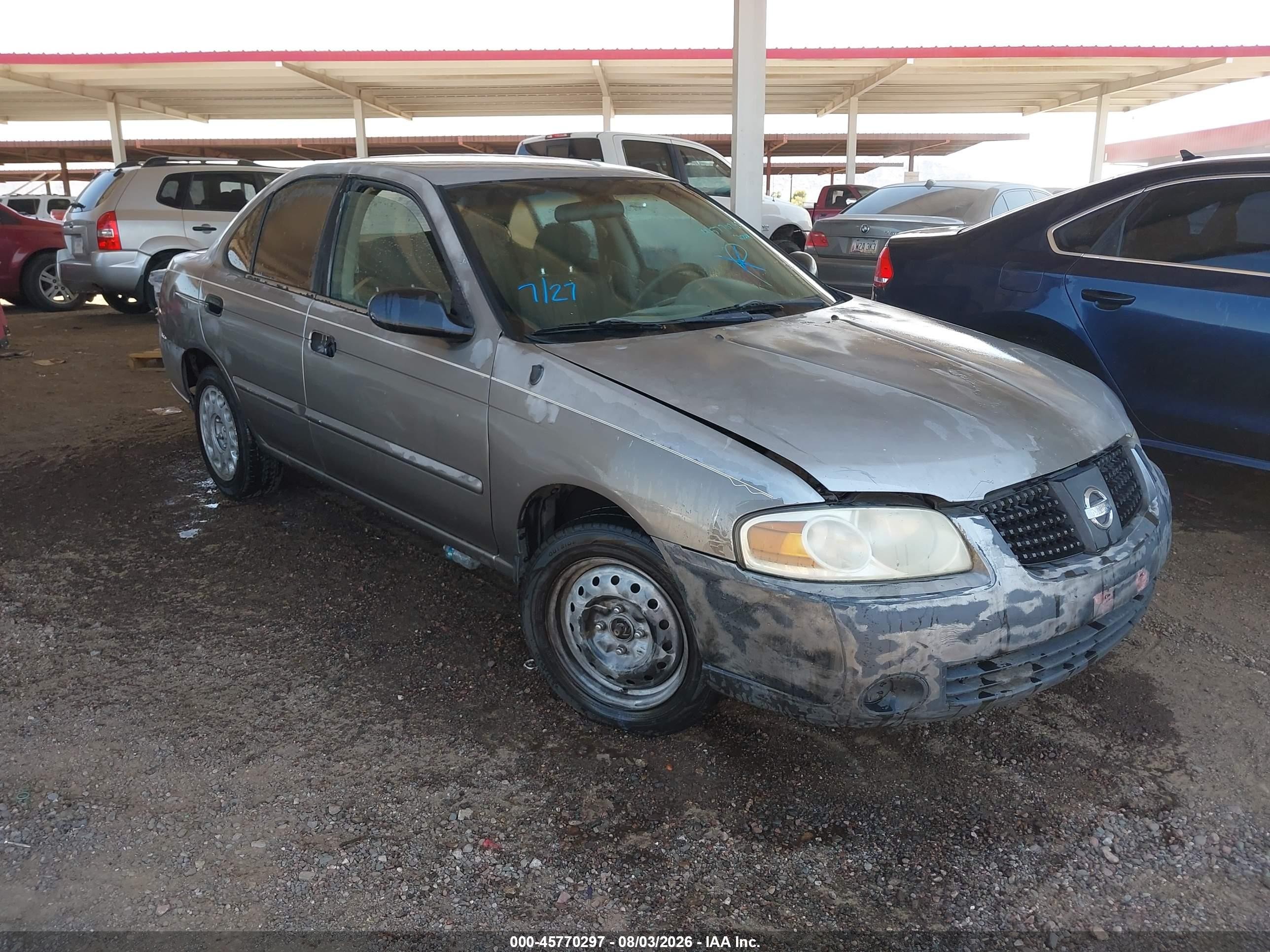 2004 Nissan Sentra 1.8 Brown vin: 3N1CB51D34L862307