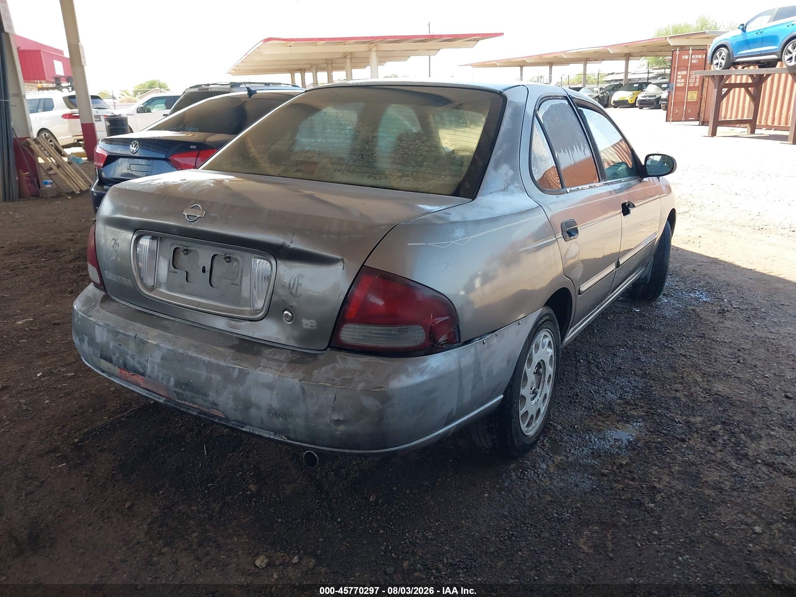 2004 Nissan Sentra 1.8 Brown vin: 3N1CB51D34L862307