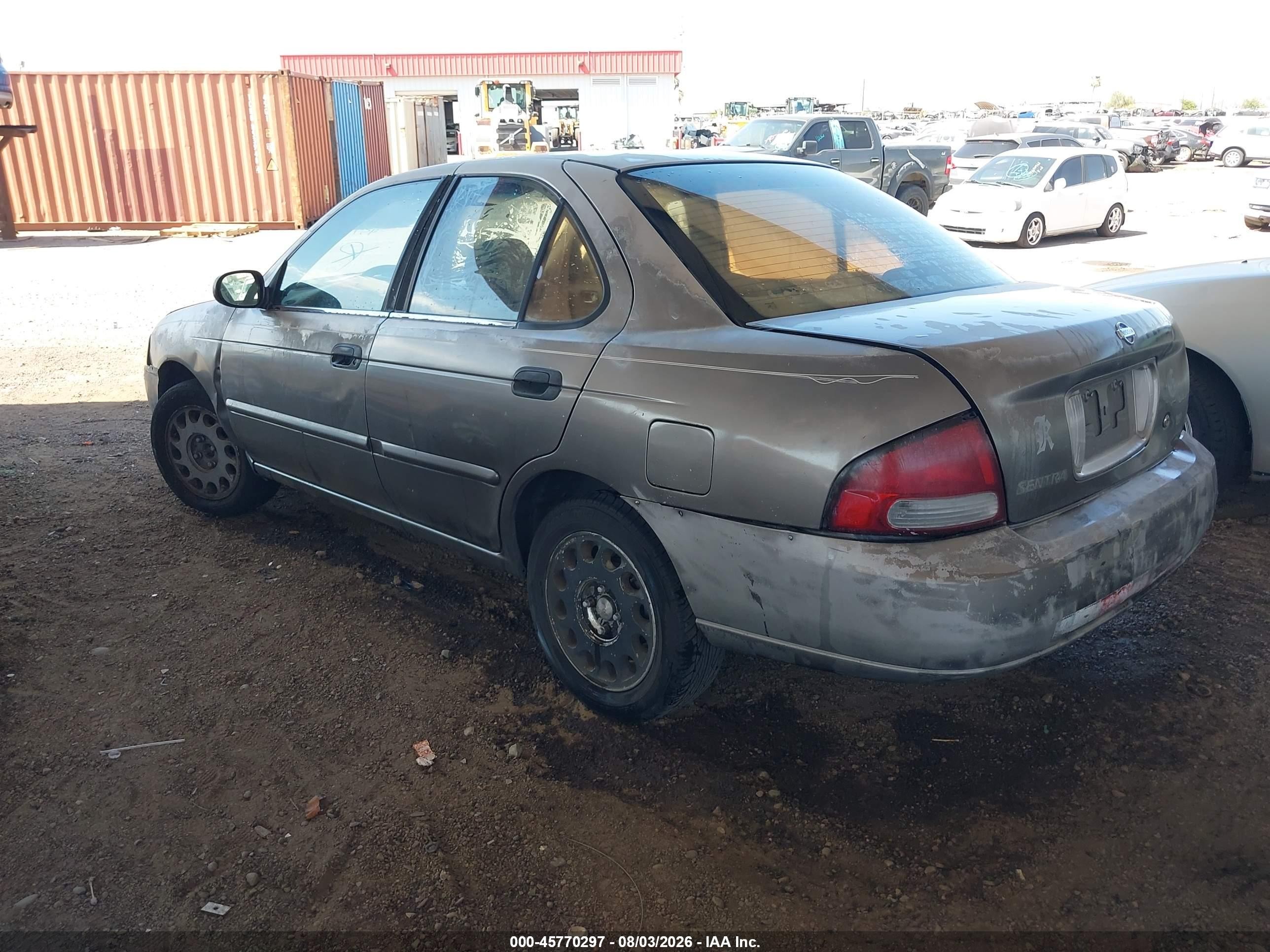 2004 Nissan Sentra 1.8 Brown vin: 3N1CB51D34L862307