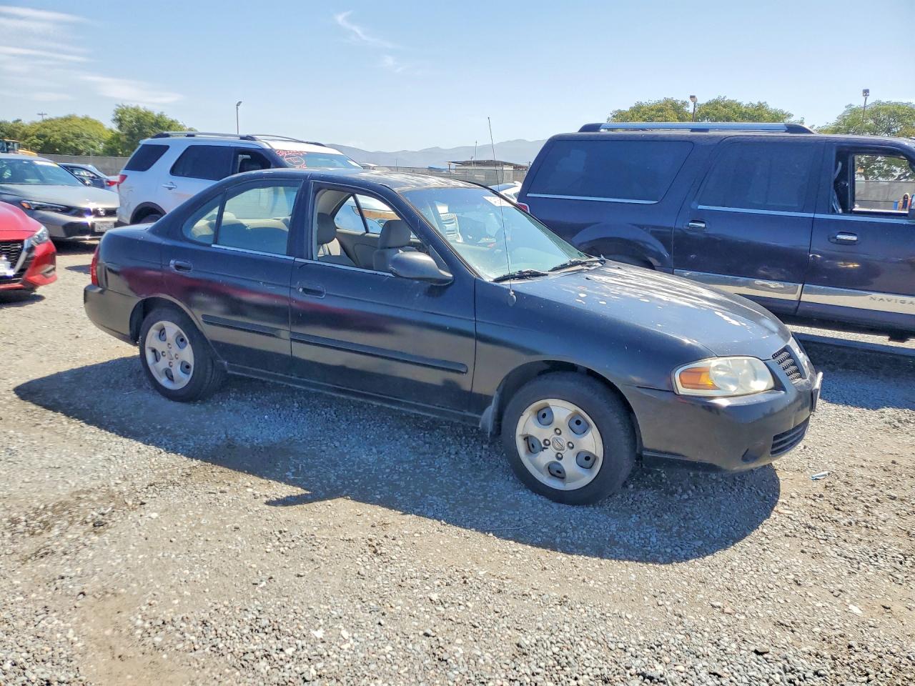 2004 Nissan Sentra 1.8 Black vin: 3N1CB51D34L883707