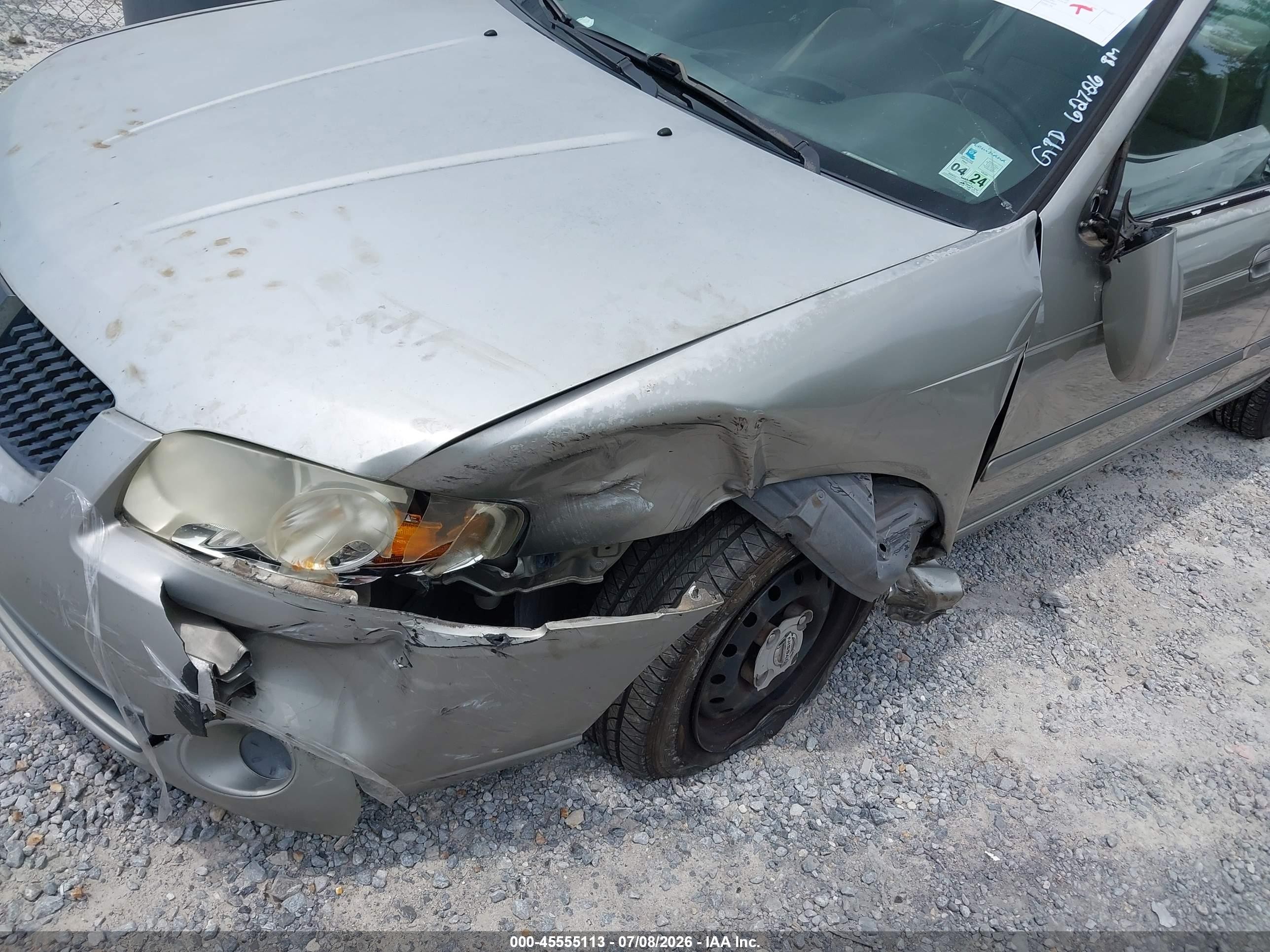 2004 Nissan Sentra 1.8s Cream vin: 3N1CB51D34L897400