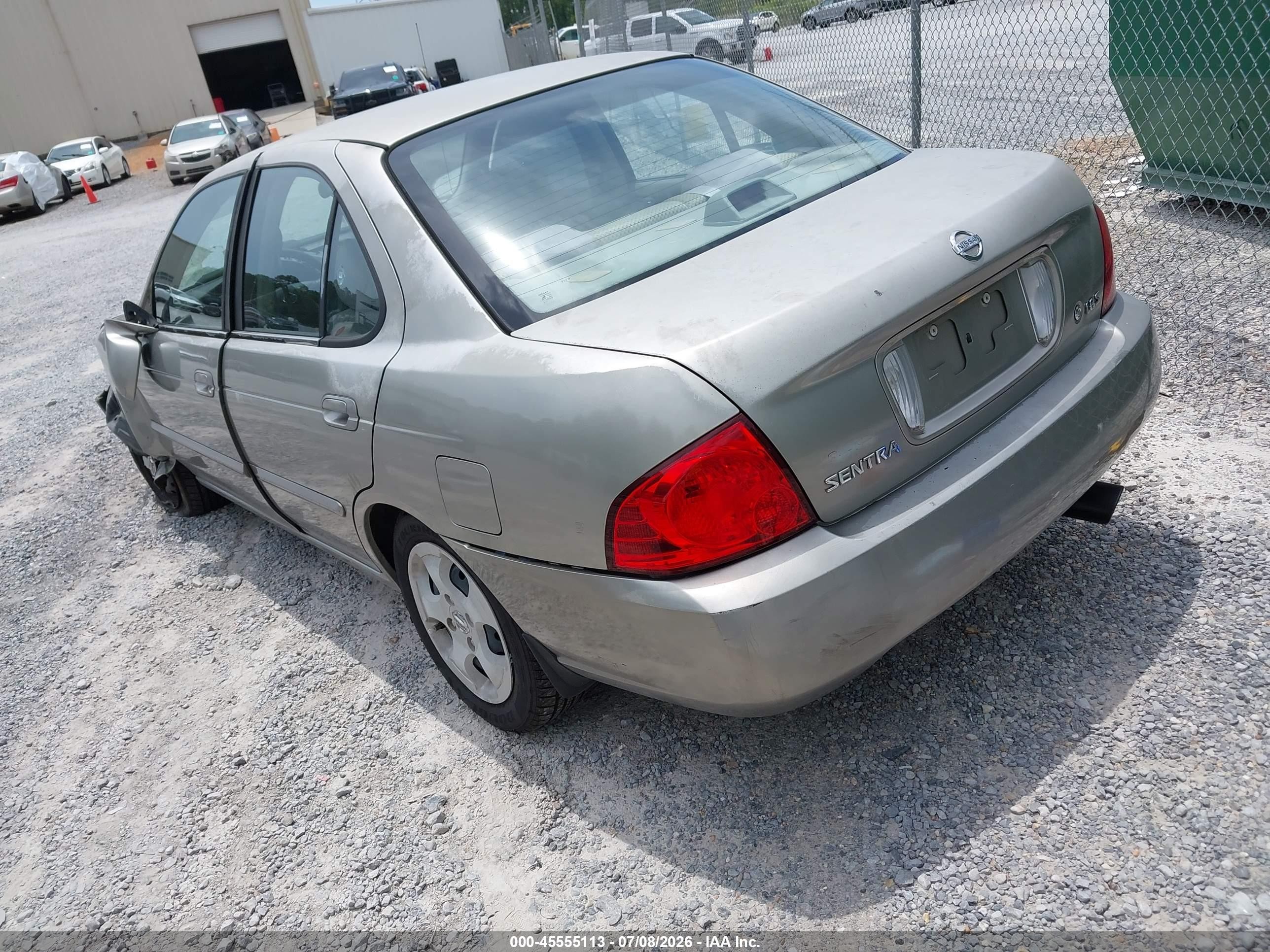 2004 Nissan Sentra 1.8s Cream vin: 3N1CB51D34L897400