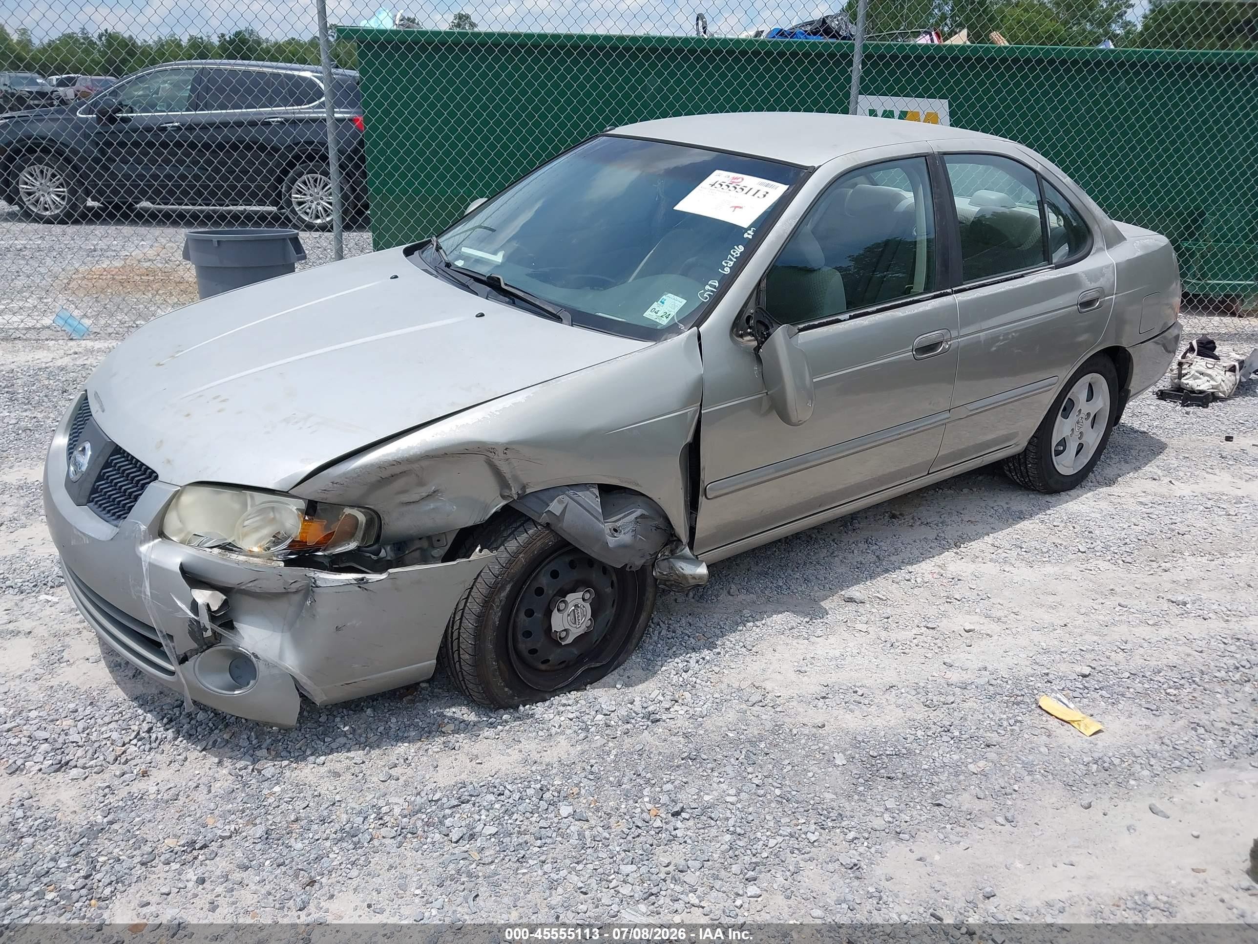 2004 Nissan Sentra 1.8s Cream vin: 3N1CB51D34L897400