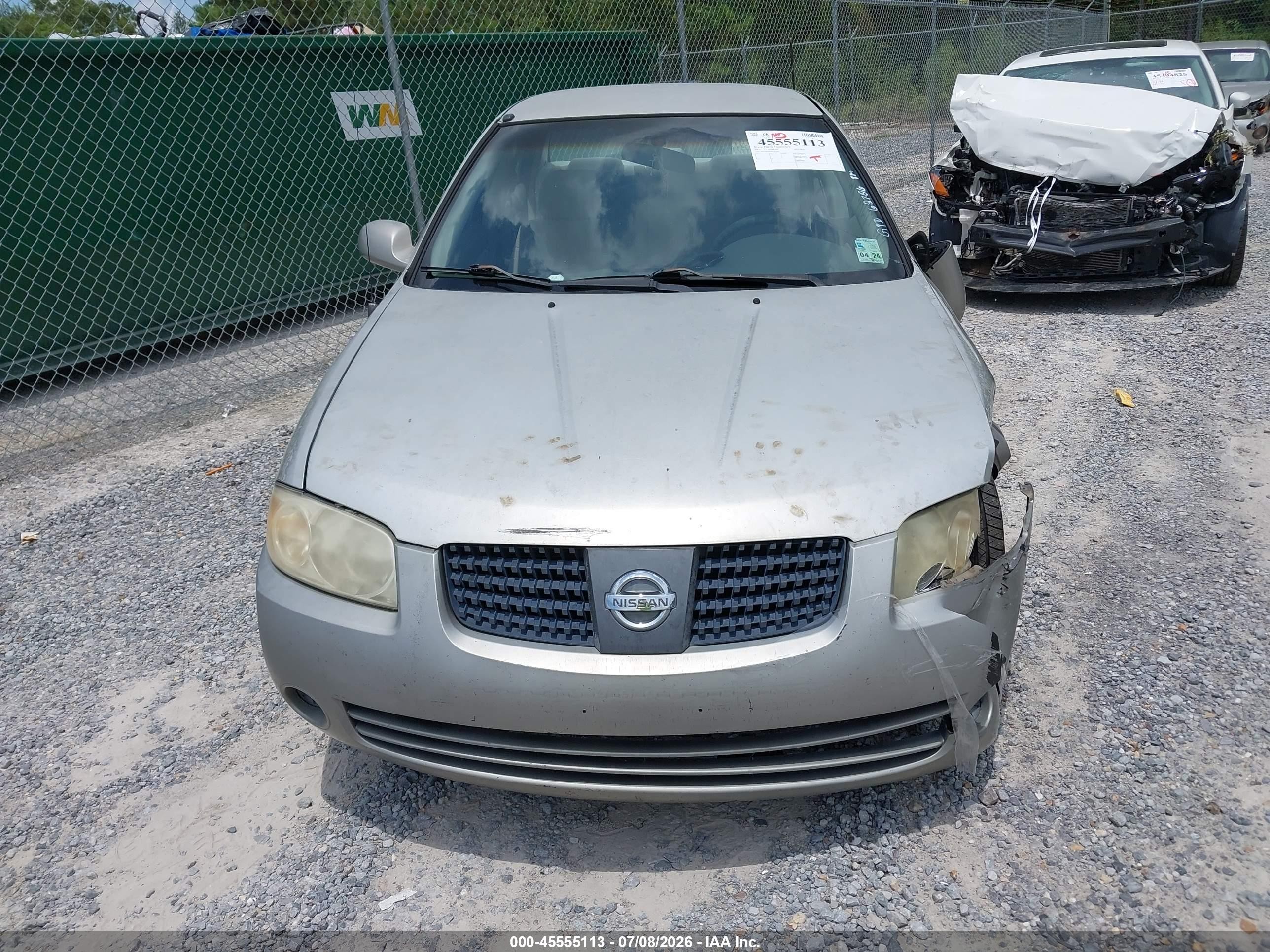 2004 Nissan Sentra 1.8s Cream vin: 3N1CB51D34L897400