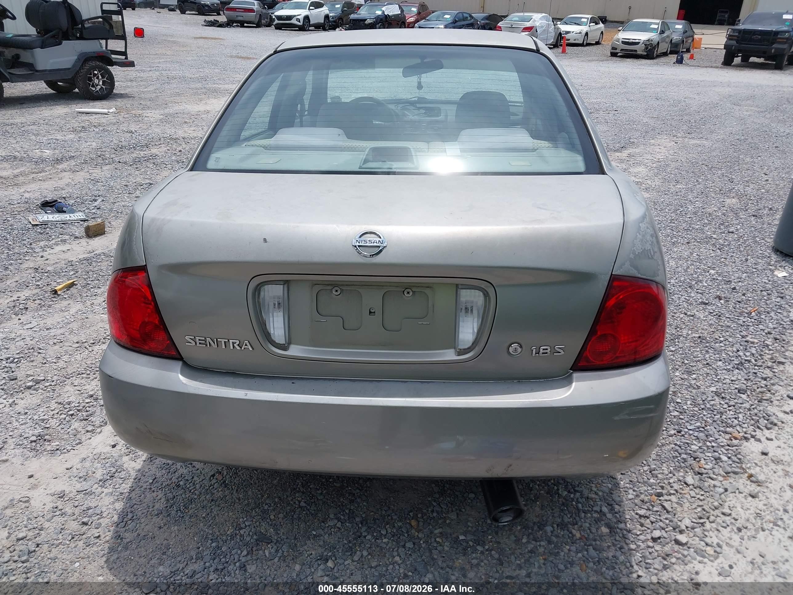 2004 Nissan Sentra 1.8s Cream vin: 3N1CB51D34L897400