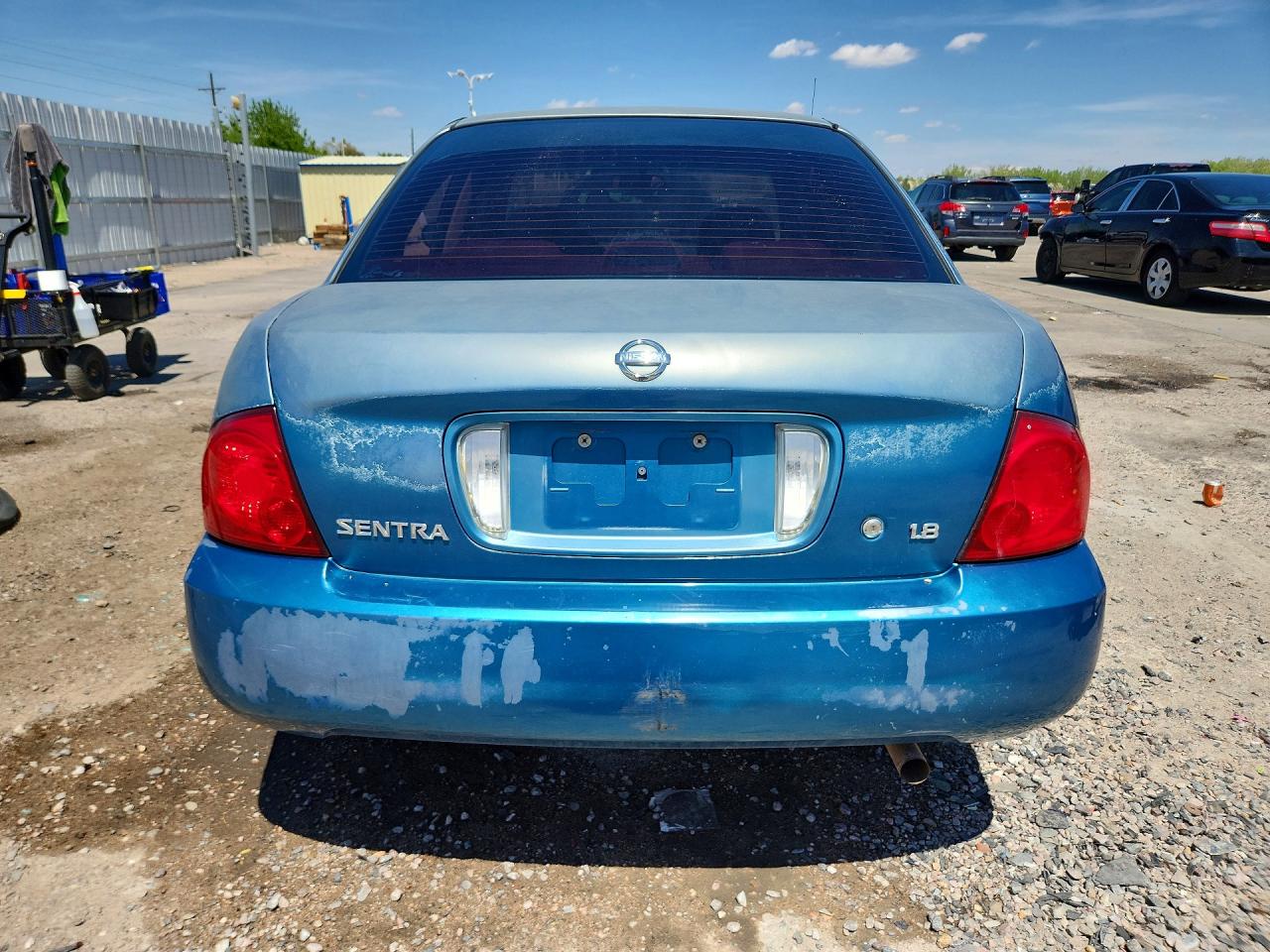 2004 Nissan Sentra 1.8 Turquoise vin: 3N1CB51D34L901459