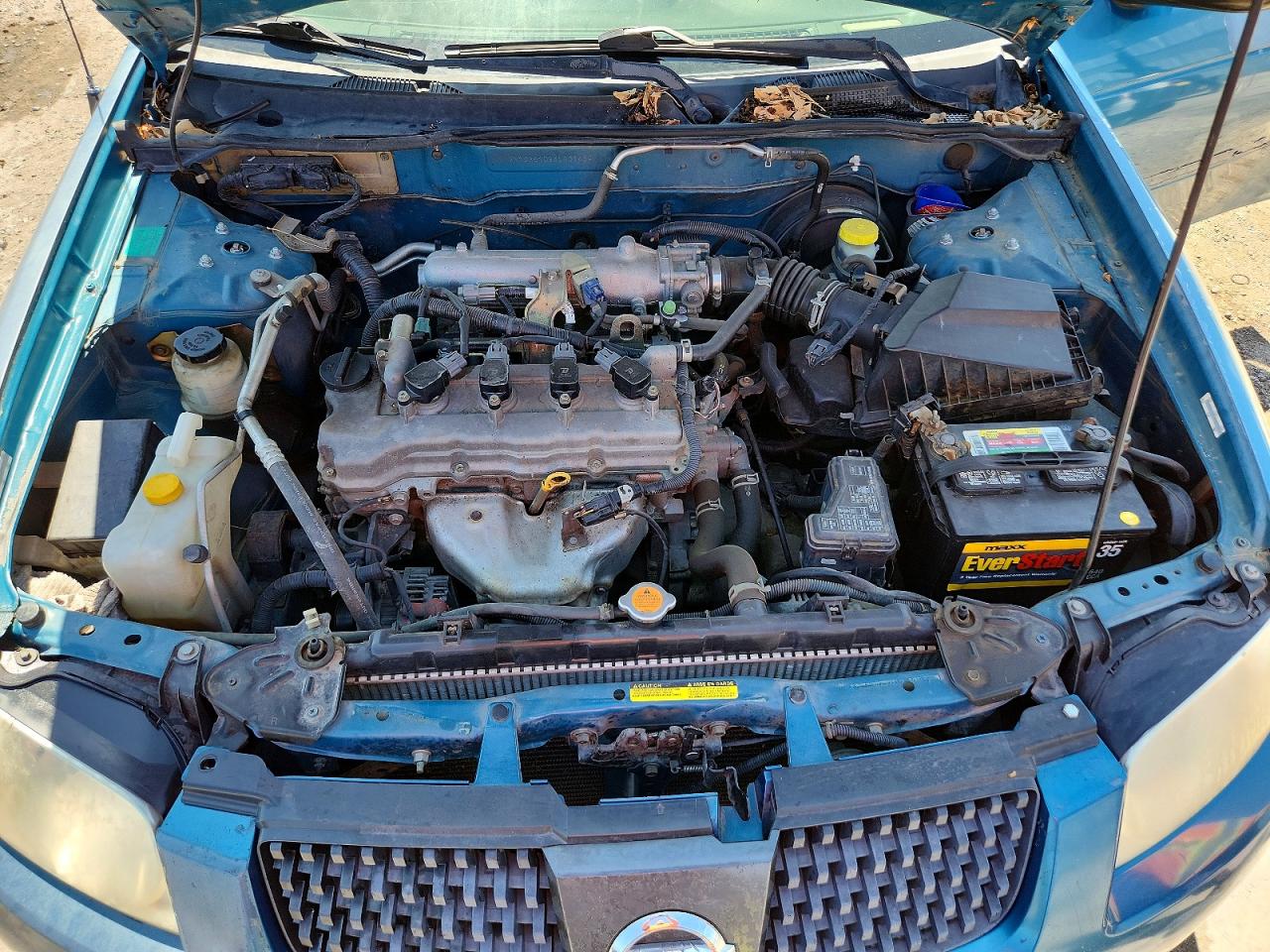 2004 Nissan Sentra 1.8 Turquoise vin: 3N1CB51D34L901459