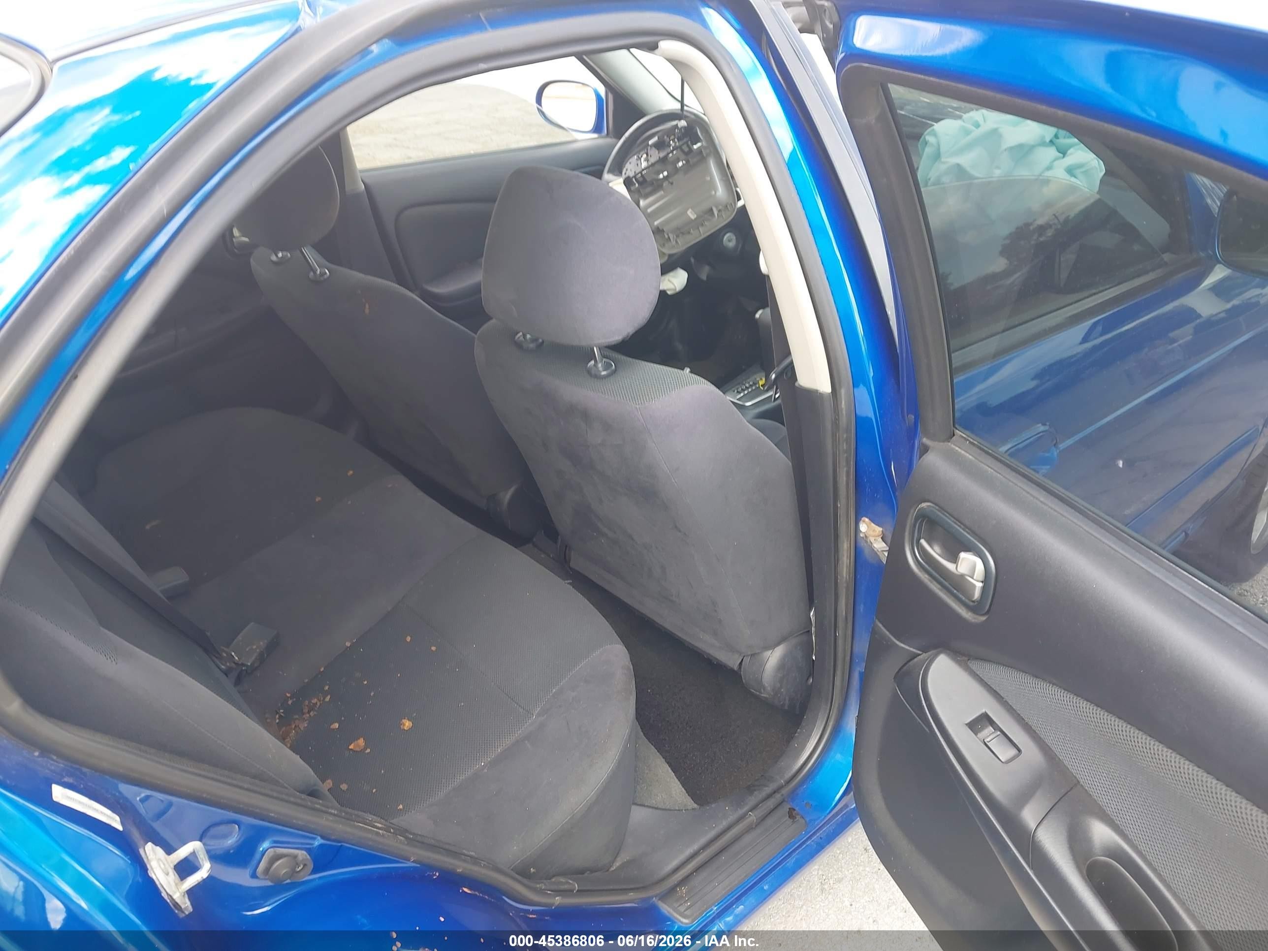 2006 Nissan Sentra 1.8s Blue vin: 3N1CB51D36L494097