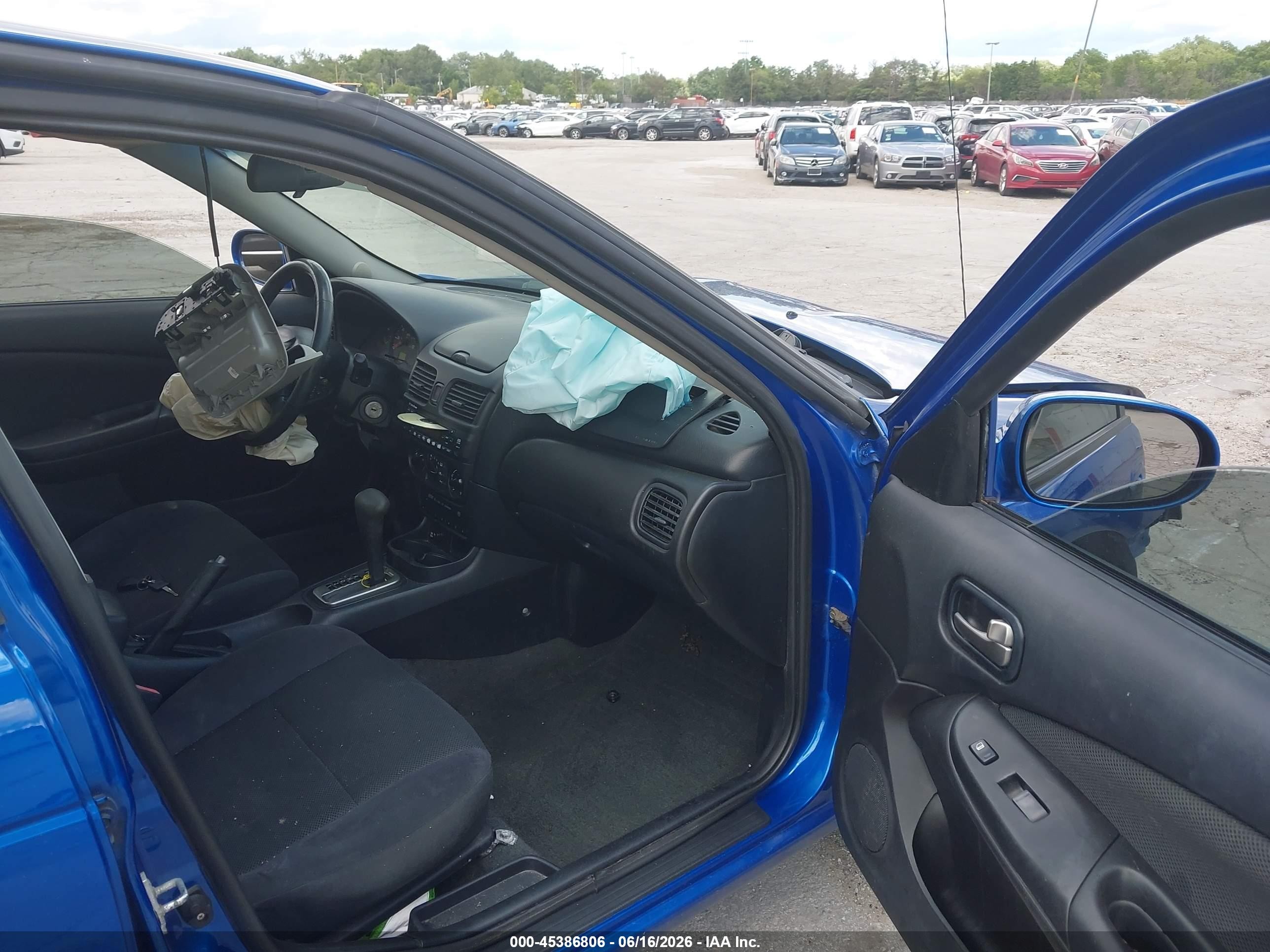 2006 Nissan Sentra 1.8s Blue vin: 3N1CB51D36L494097
