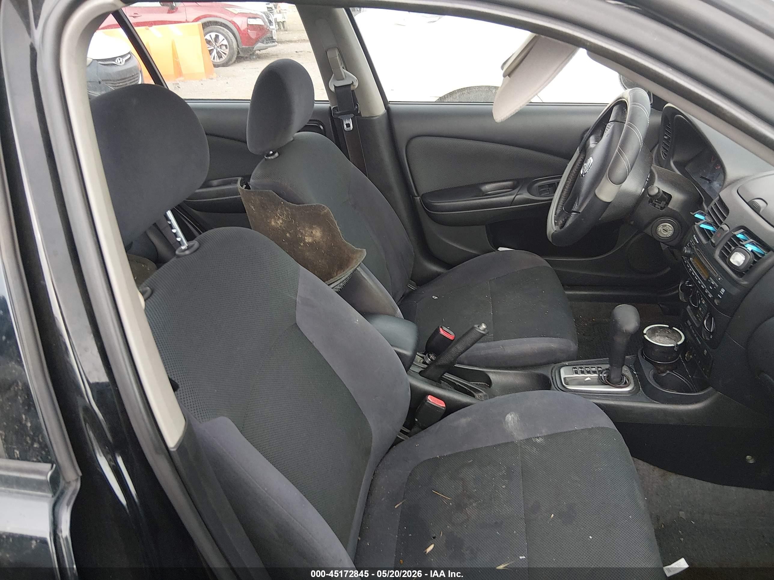 2006 Nissan Sentra 1.8s Black vin: 3N1CB51D36L612634