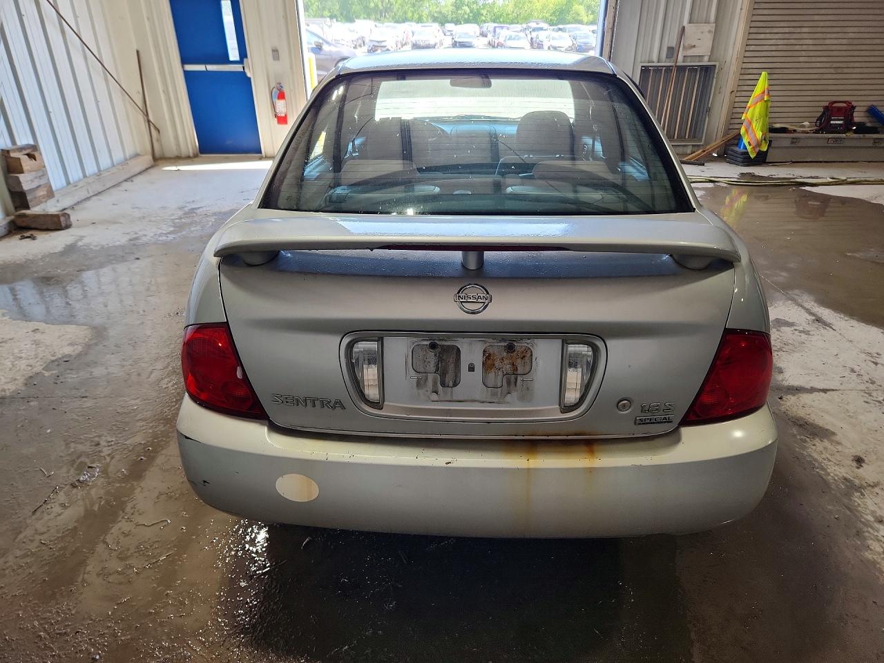 2006 Nissan Sentra 1.8 Silver vin: 3N1CB51D36L623293