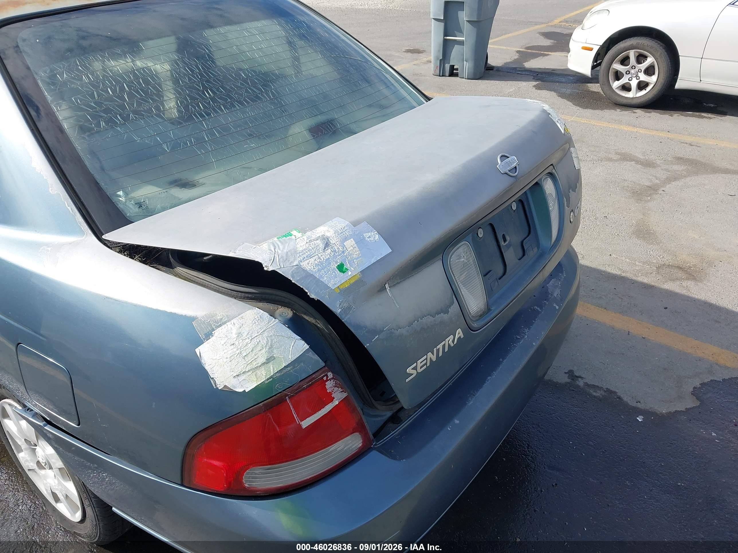 2001 Nissan Sentra Gxe Blue vin: 3N1CB51D41L522370
