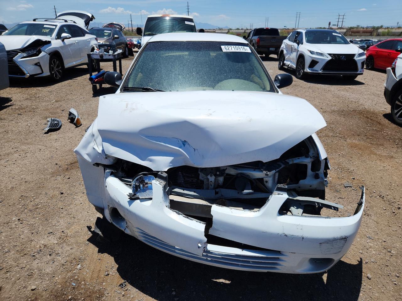 2003 Nissan Sentra Xe White vin: 3N1CB51D43L788605