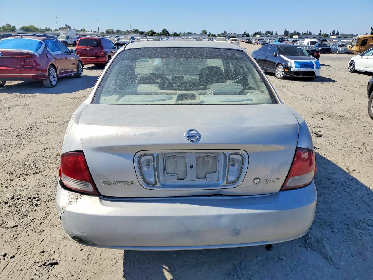 2003 Nissan Sentra Xe Серебряный vin: 3N1CB51D43L792301