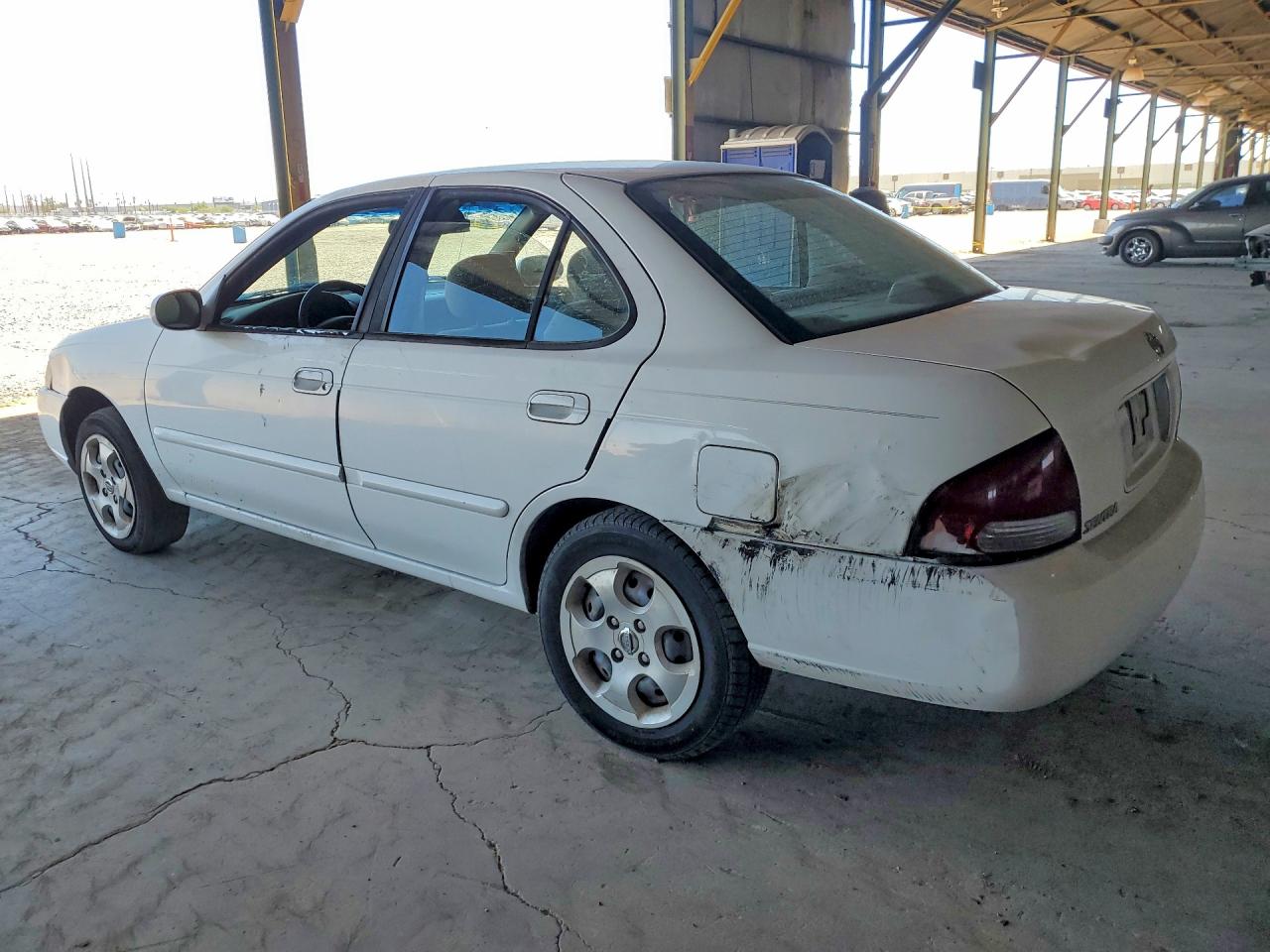2004 Nissan Sentra 1.8 White vin: 3N1CB51D44L484773