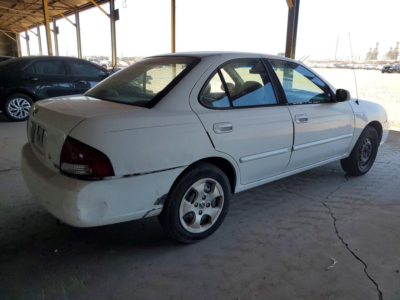 2004 Nissan Sentra 1.8 White vin: 3N1CB51D44L484773