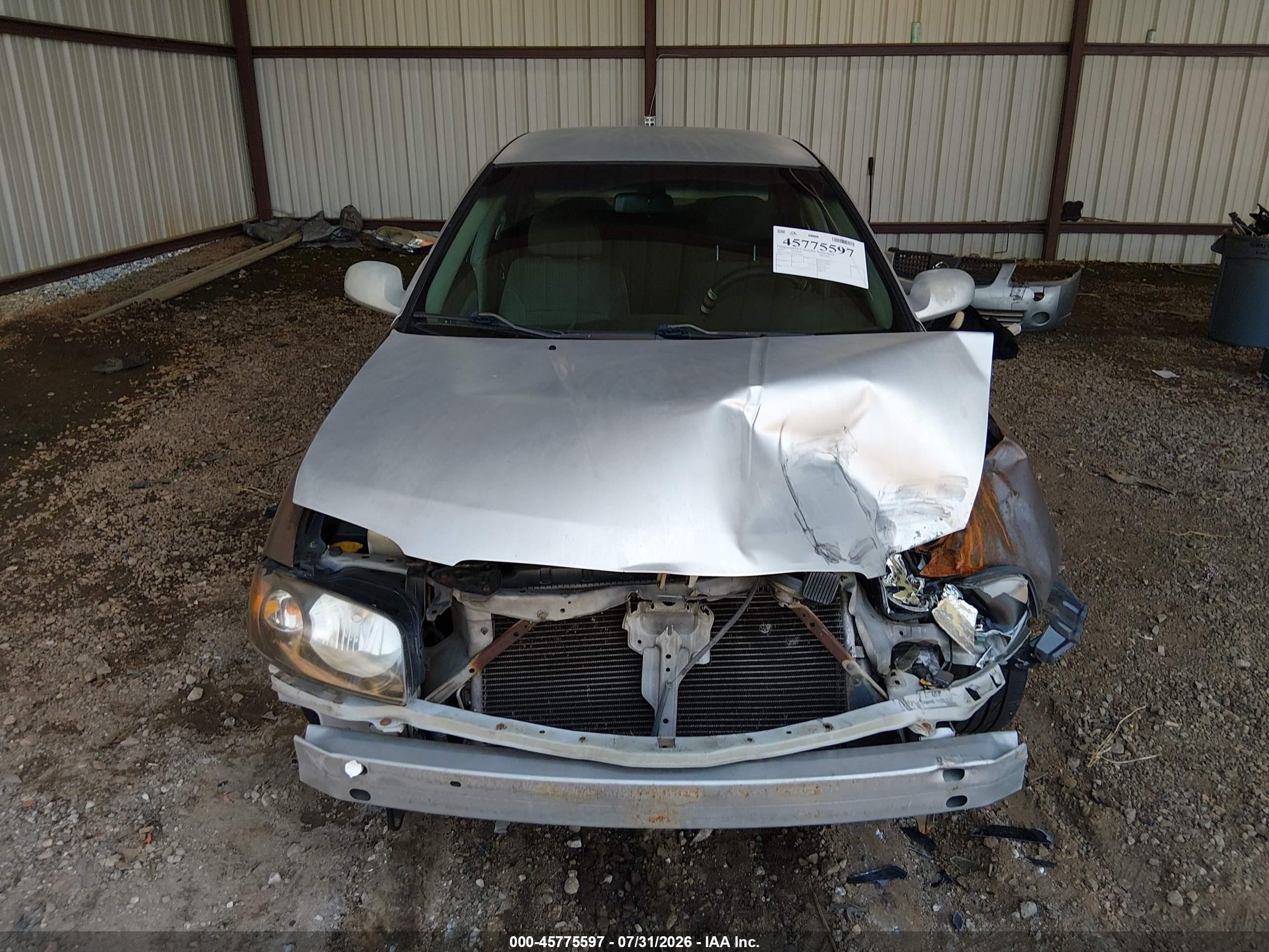 2004 Nissan Sentra 1.8s Silver vin: 3N1CB51D44L875356