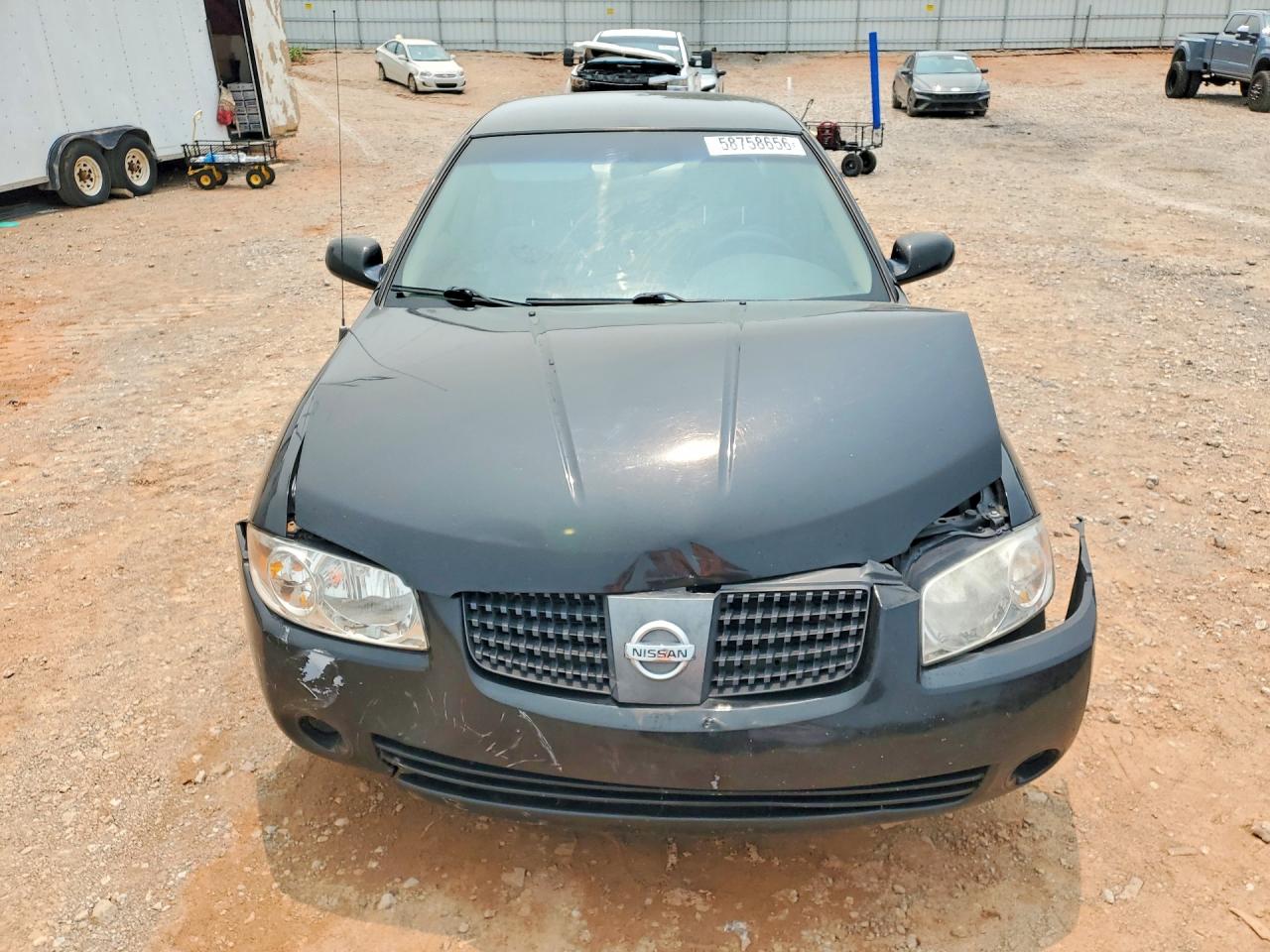 2004 Nissan Sentra Black vin: 3N1CB51D44L875745