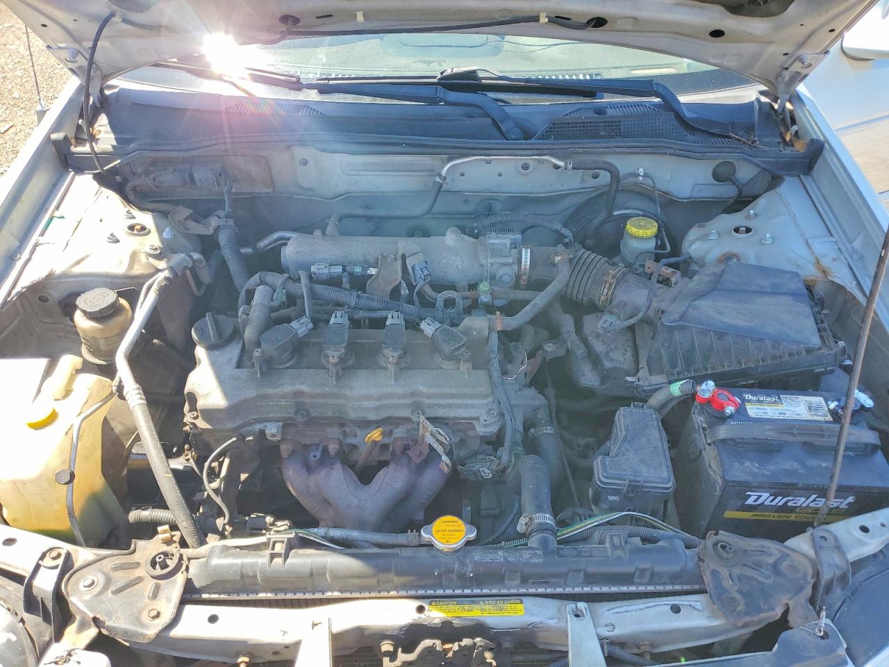 2004 Nissan Sentra Silver vin: 3N1CB51D44L890455