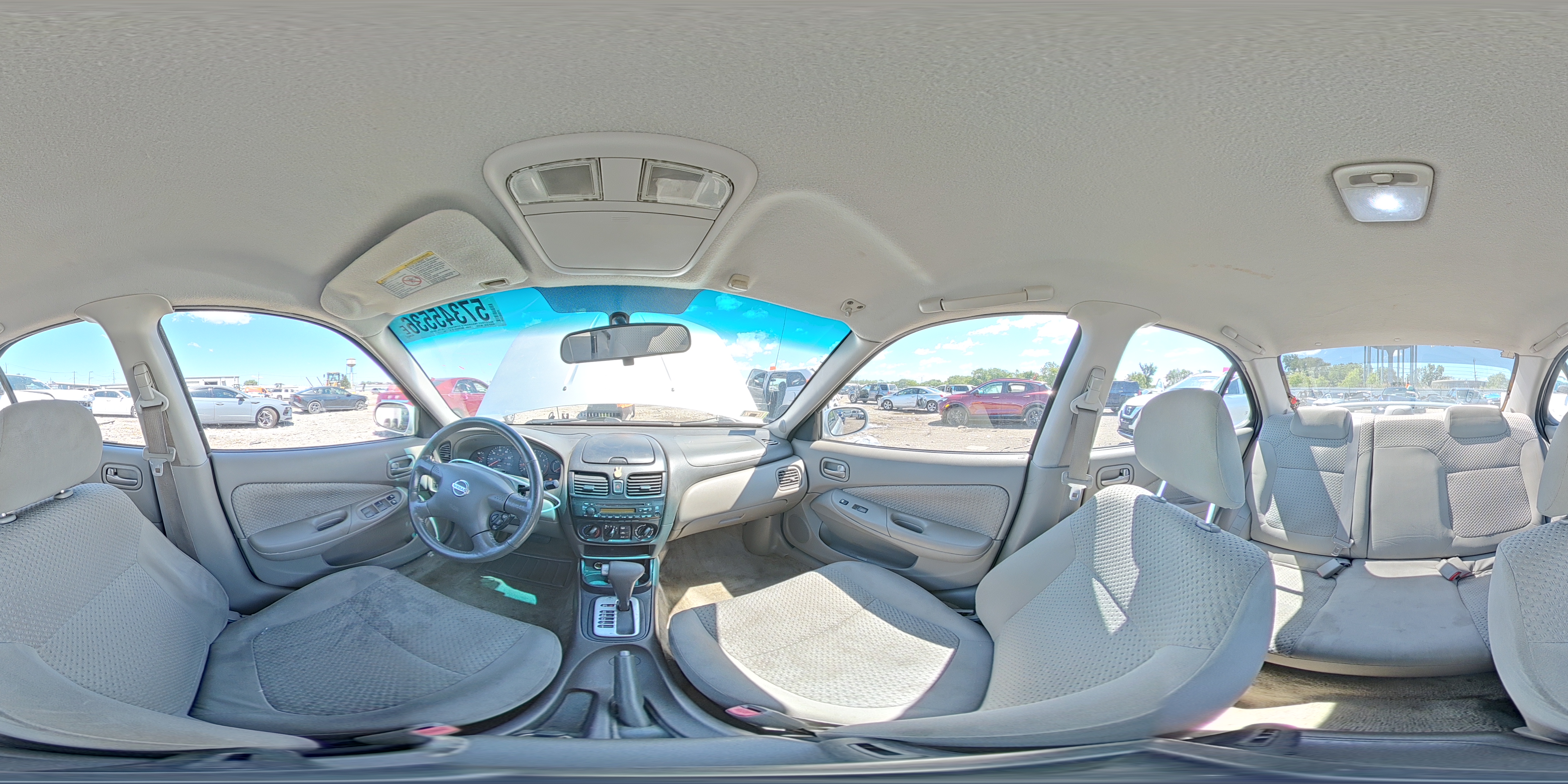 2004 Nissan Sentra Silver vin: 3N1CB51D44L890455