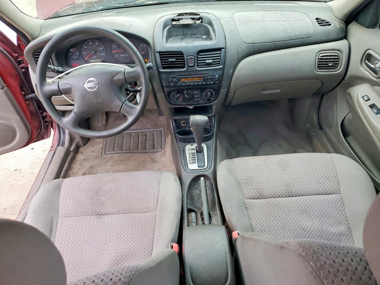 2004 Nissan Sentra 1.8 Burgundy vin: 3N1CB51D44L897843