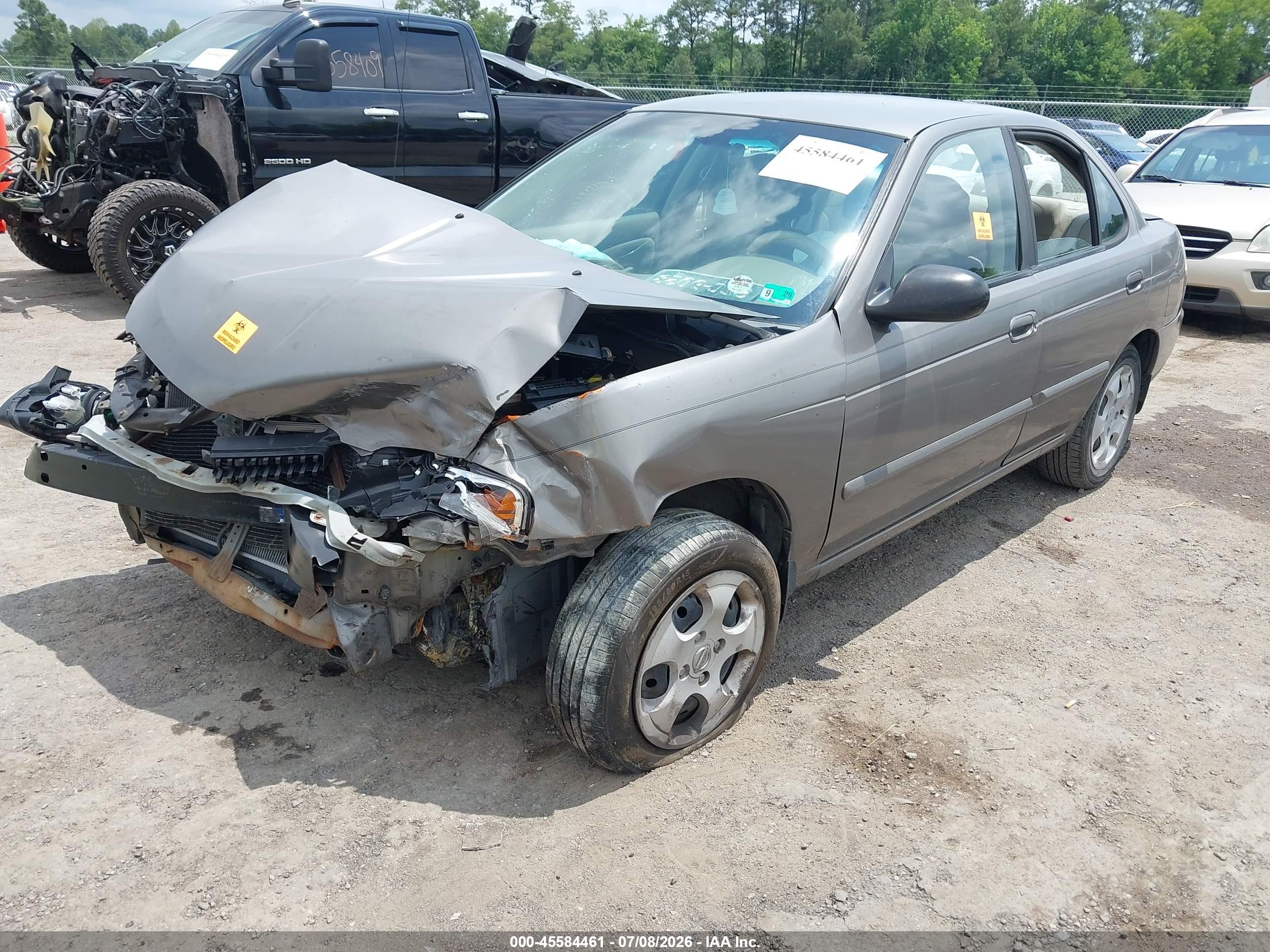 2005 Nissan Sentra 1.8 Brown vin: 3N1CB51D45L458224