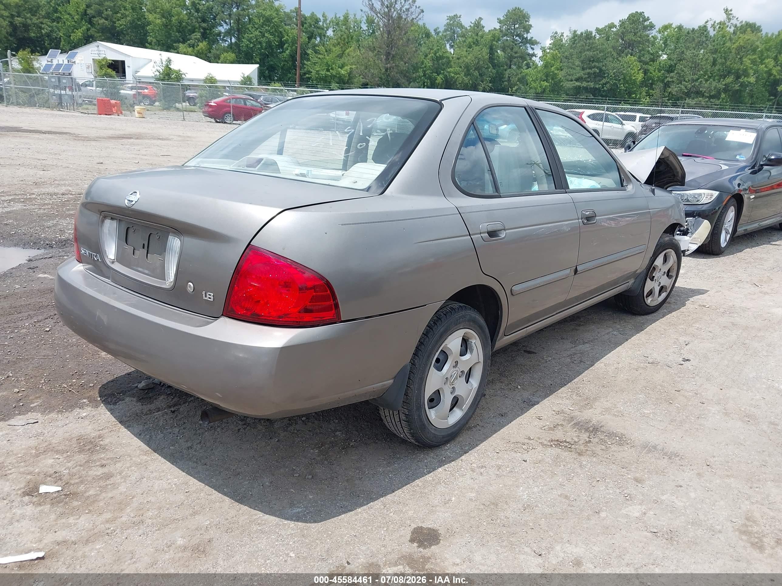 2005 Nissan Sentra 1.8 Brown vin: 3N1CB51D45L458224