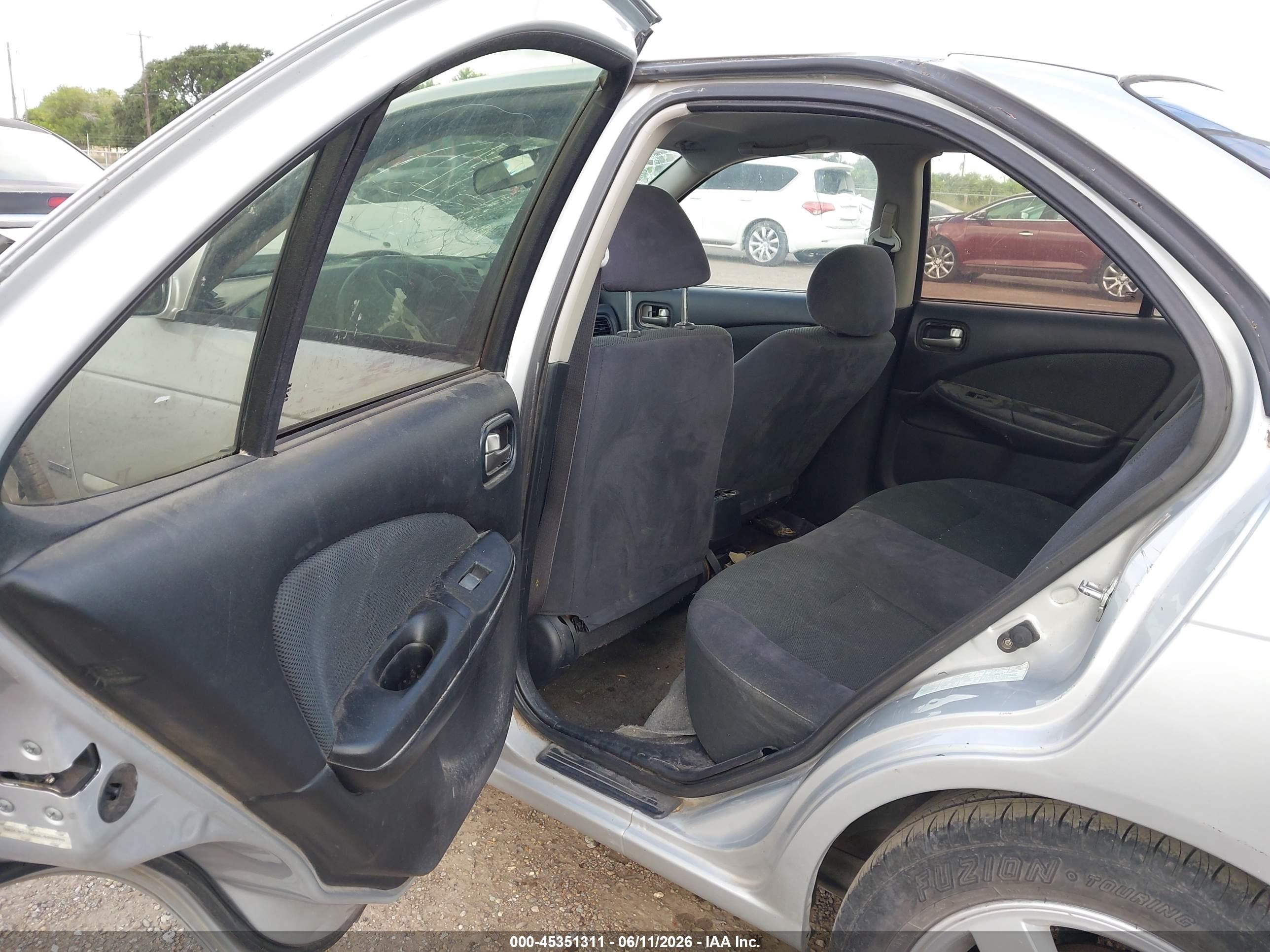 2005 Nissan Sentra 1.8s Silver vin: 3N1CB51D45L488890